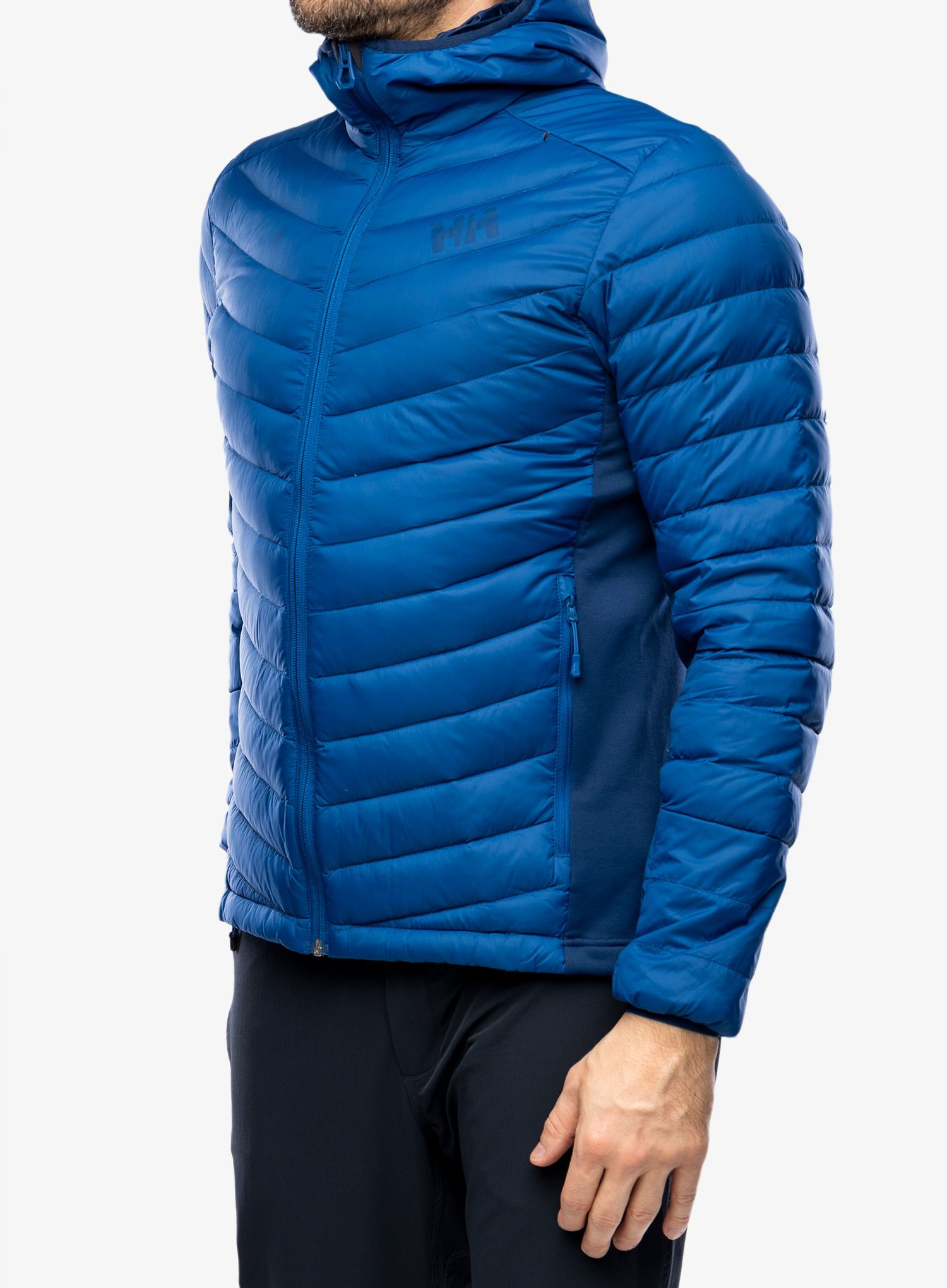 Moška jakna Helly Hansen Verglas Hooded Down Hybrid Ins - deep fjord
