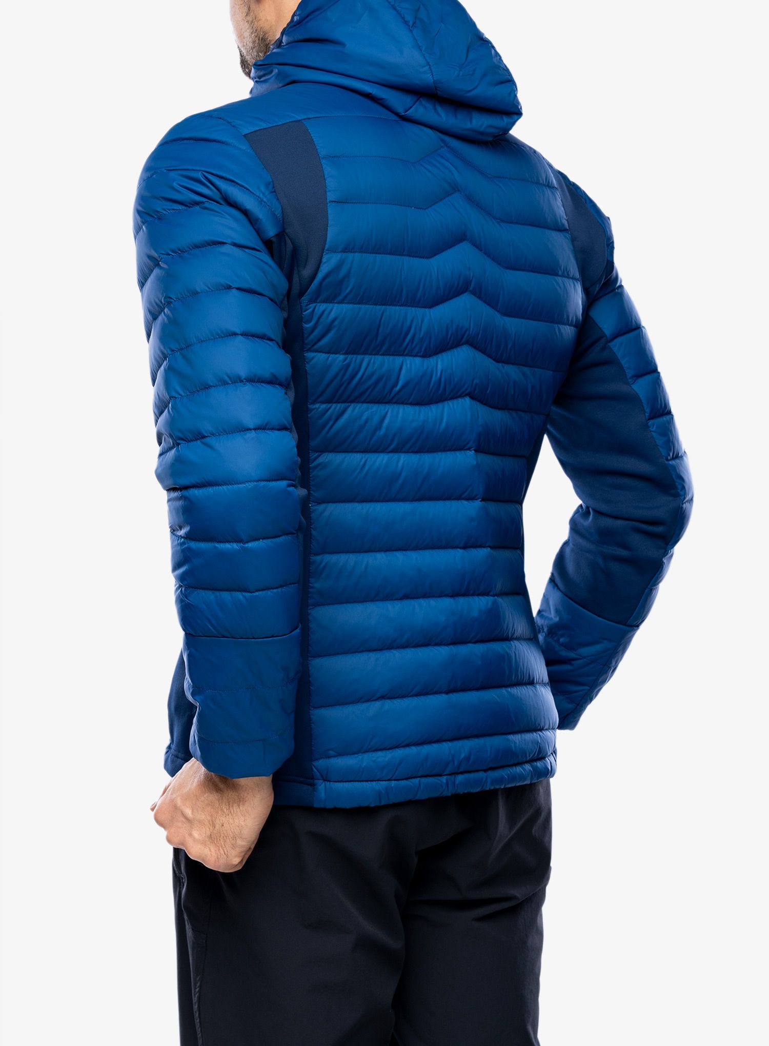 Moška jakna Helly Hansen Verglas Hooded Down Hybrid Ins - deep fjord
