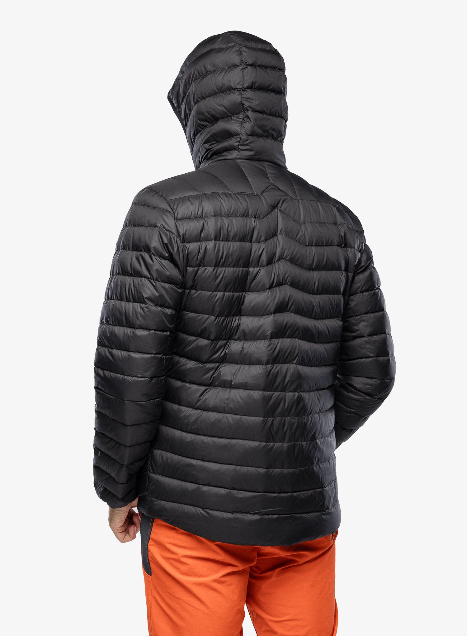 Moška puhovka Helly Hansen Verglas Hooded Down Insulator - black/black gum
