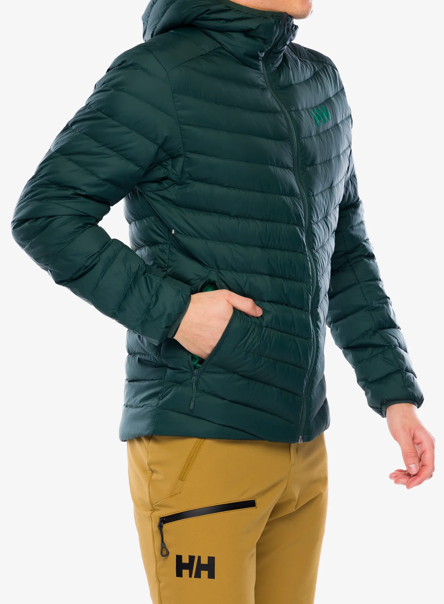 Puhovka Helly Hansen Verglas Hooded Down Insulator - darkest spruce