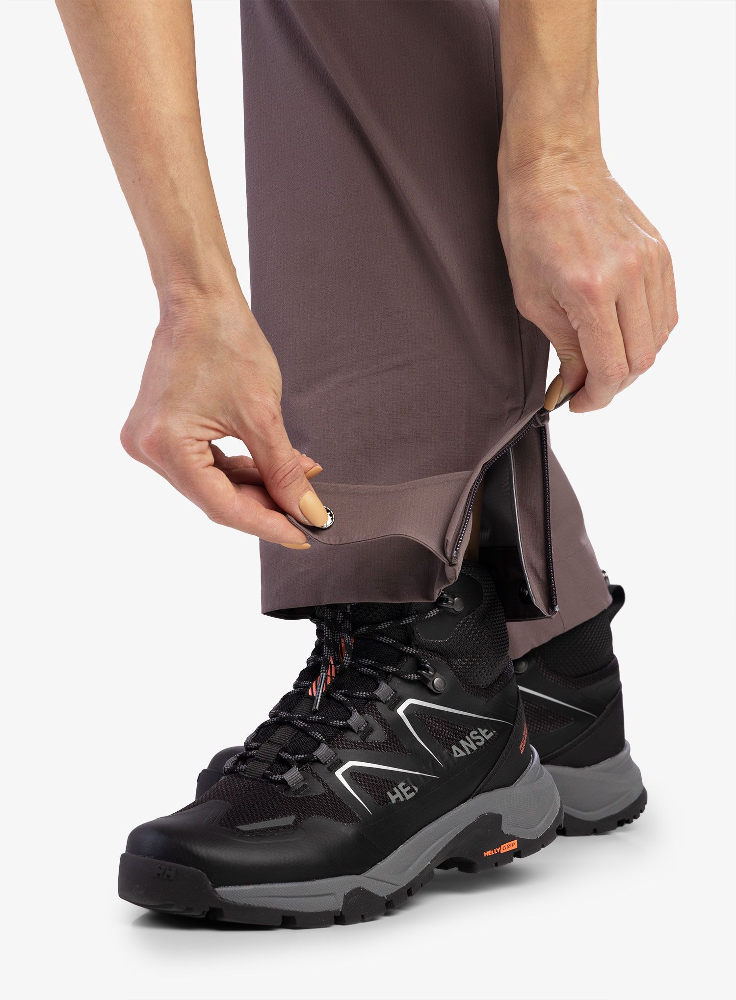 Ženske hlače Helly Hansen Verglas Infinity Shell Pant - sparrow grey
