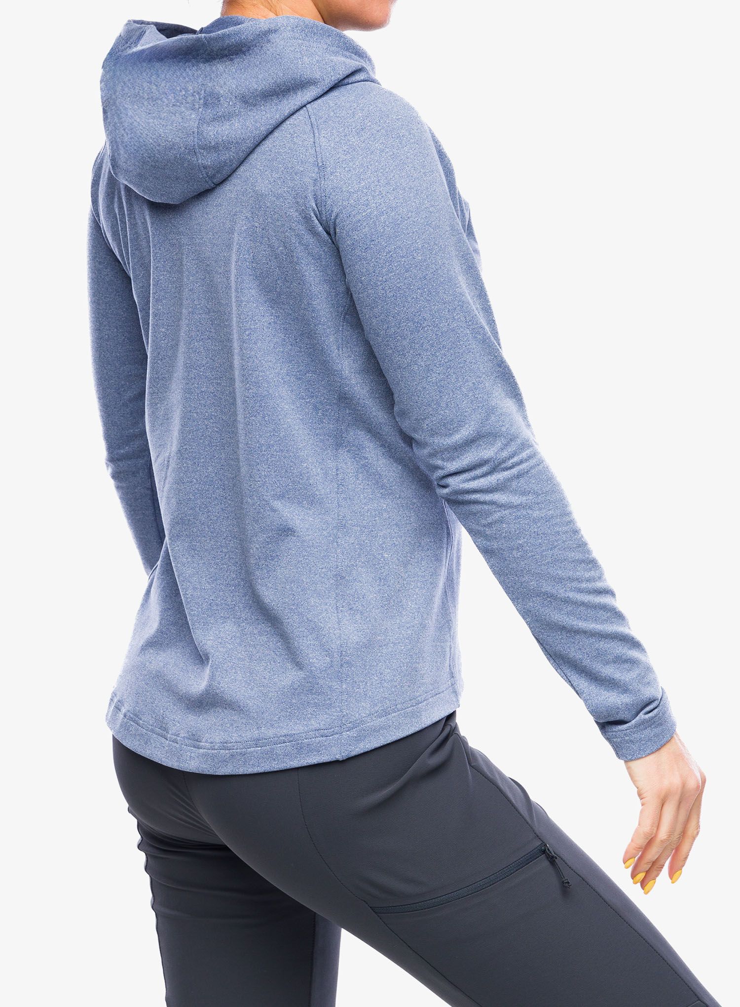Ženska jopa s kapuco Helly Hansen Verglas Light Hoodie - ocean