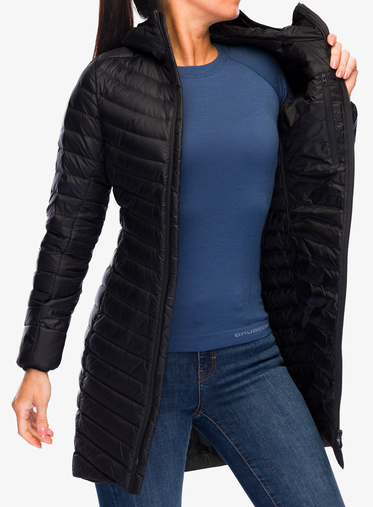 Ženski plašč Helly Hansen Verglas Long Down Insulator Jacket - black