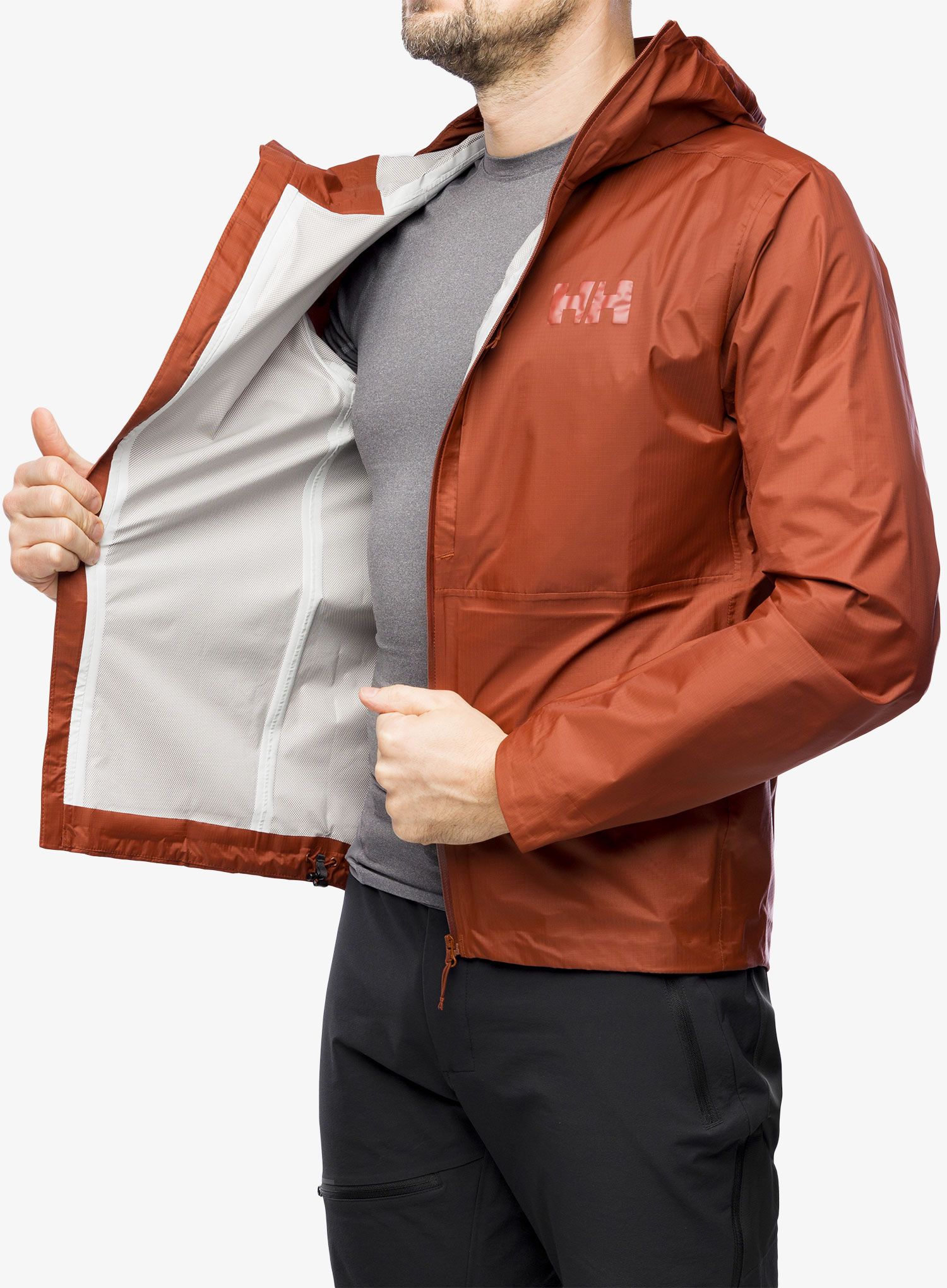 Moška jakna Helly Hansen Verglas Micro Shell Jacket - iron oxide