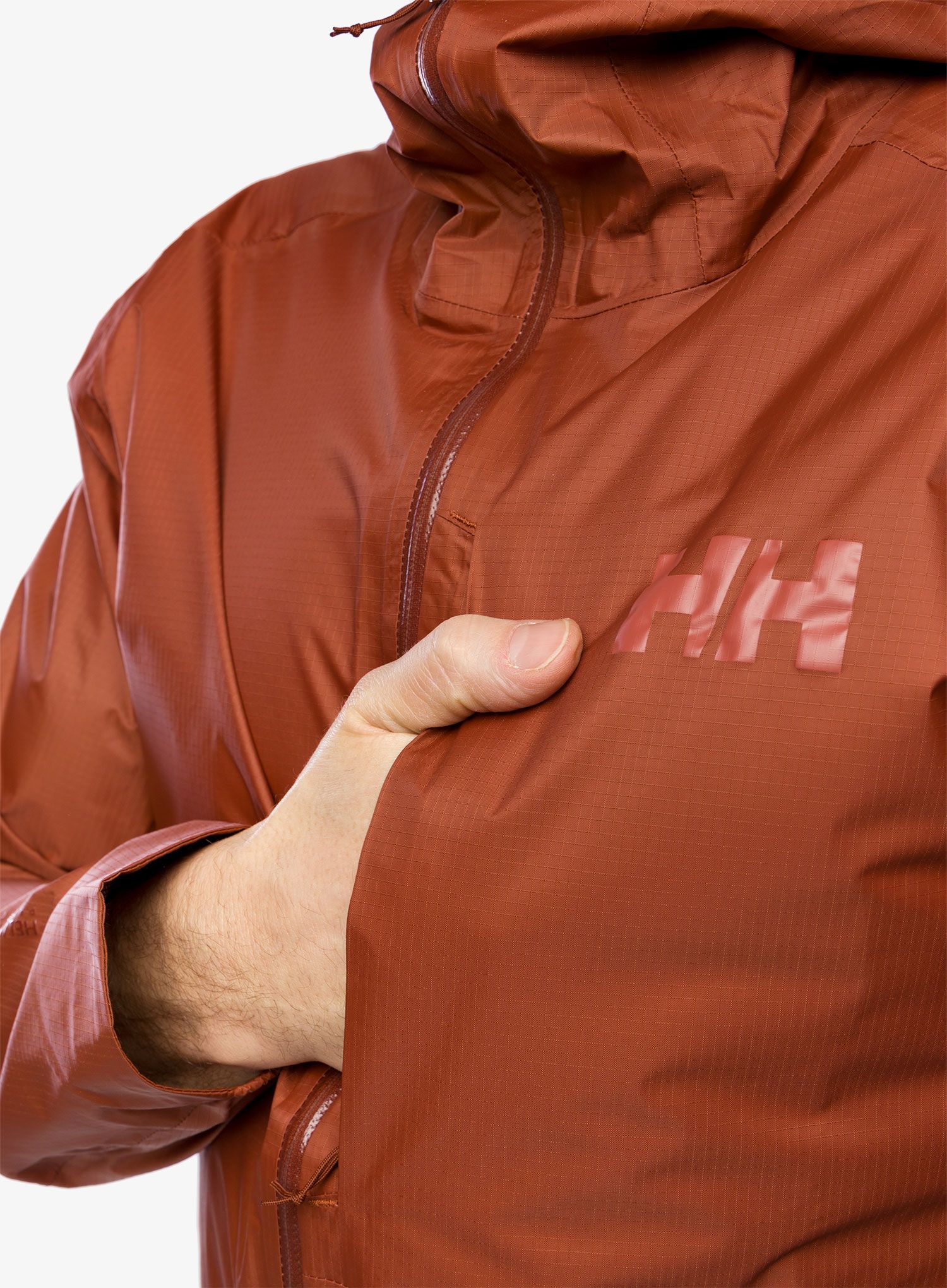 Moška jakna Helly Hansen Verglas Micro Shell Jacket - iron oxide