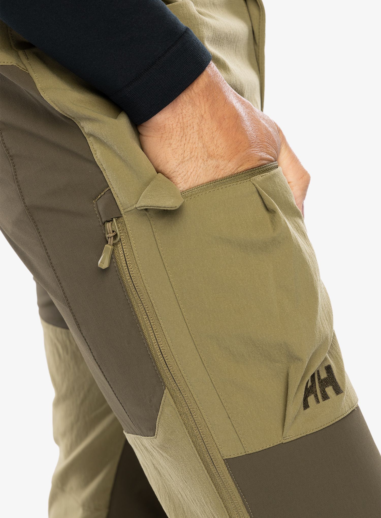 Moške pohodne hlače Helly Hansen Verglas Tur Pant 2.0 - terrain green