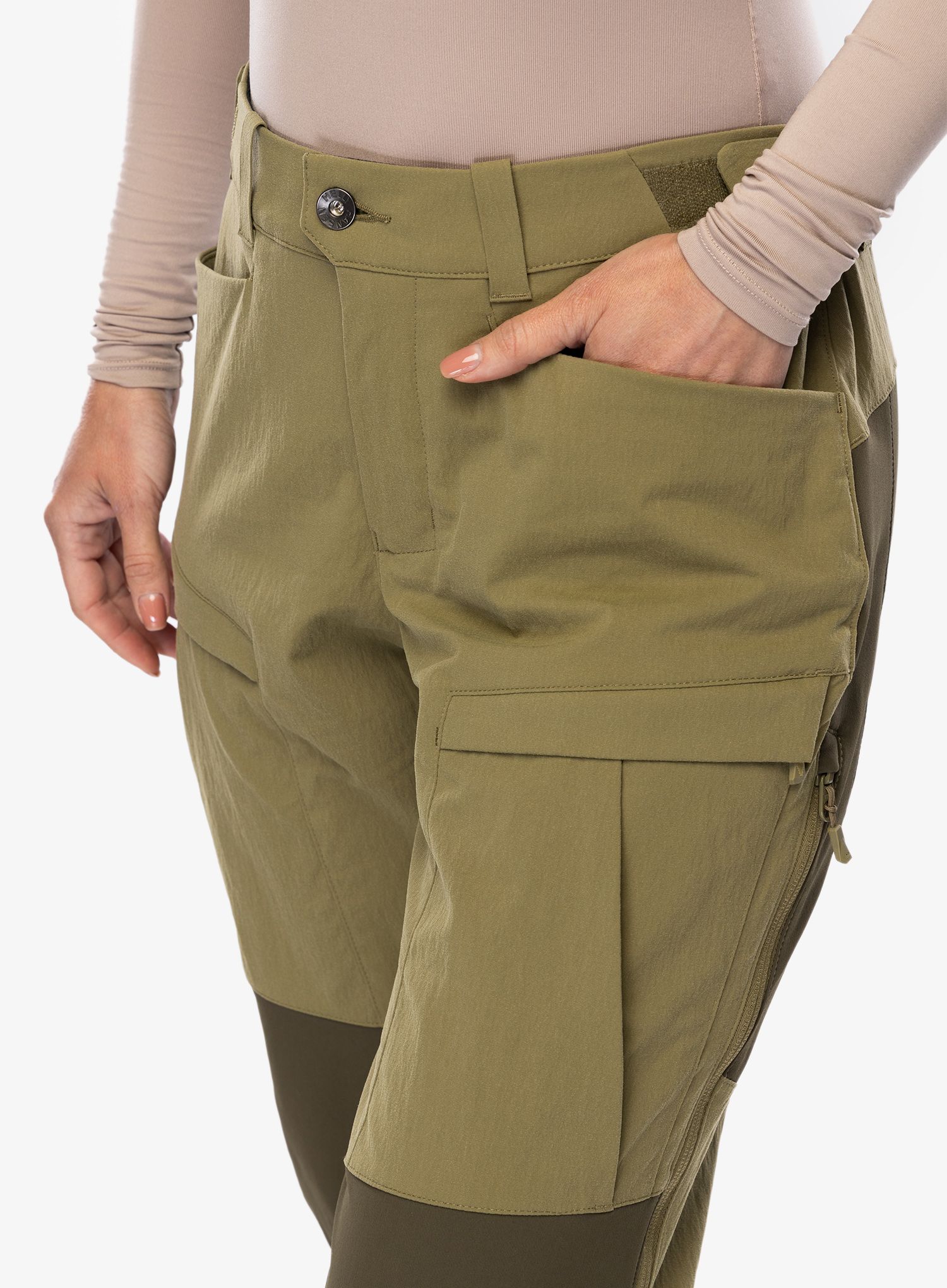 Ženske treking hlače Helly Hansen Verglas Tur Pant 2.0 - terrain green