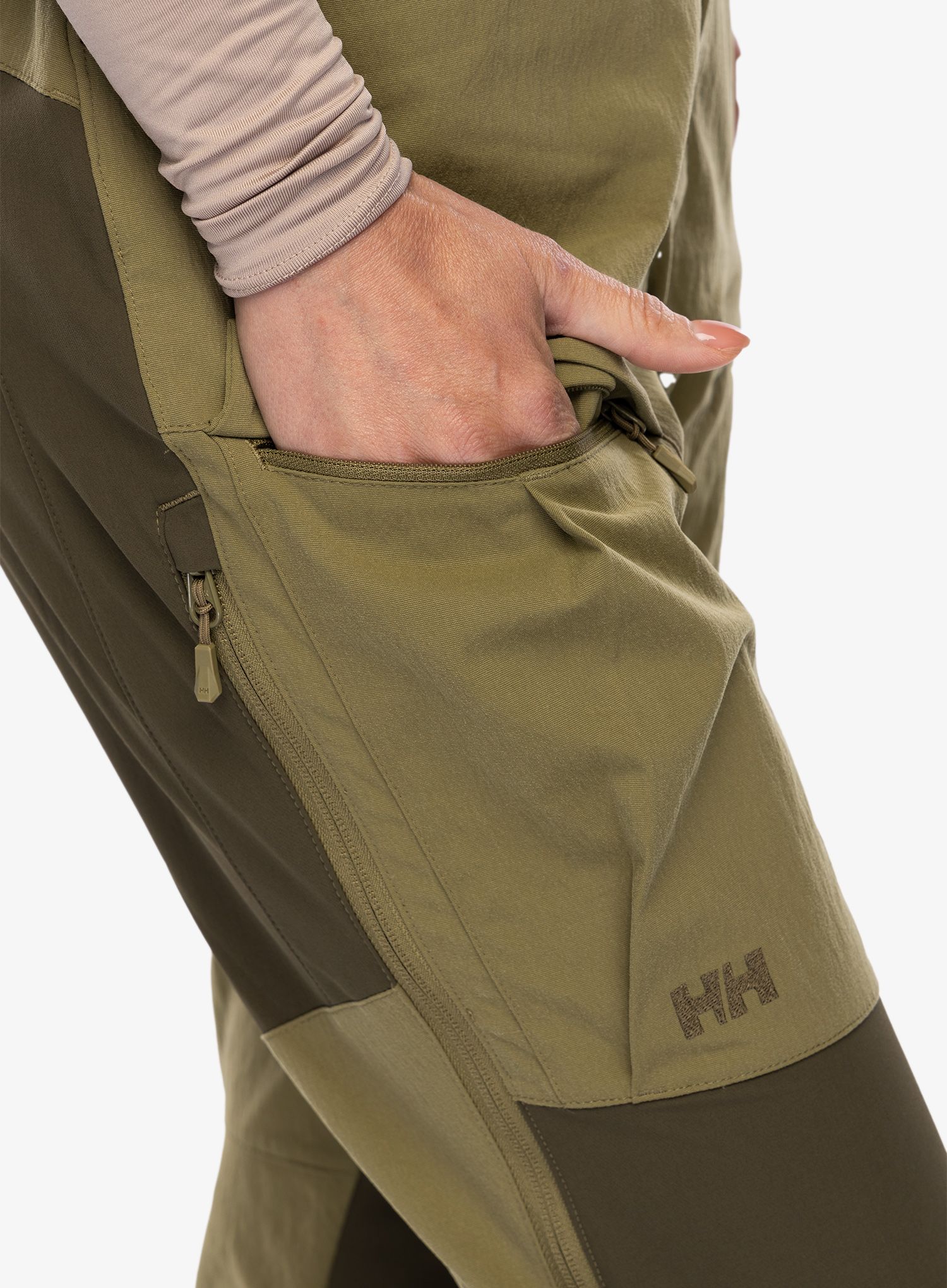 Ženske treking hlače Helly Hansen Verglas Tur Pant 2.0 - terrain green