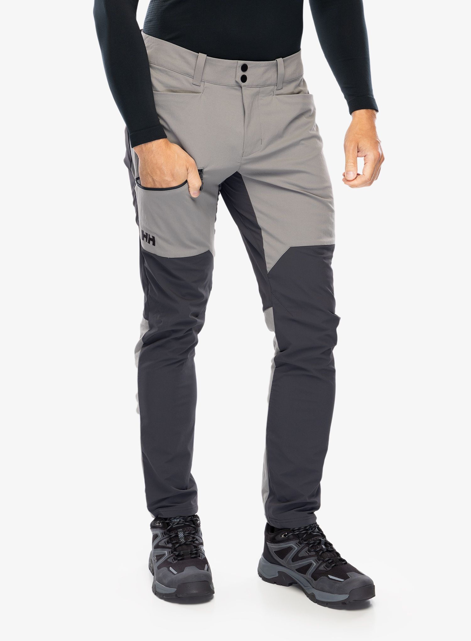 Moške pohodne hlače Helly Hansen Vika Tur Pant 2.0 - concrete