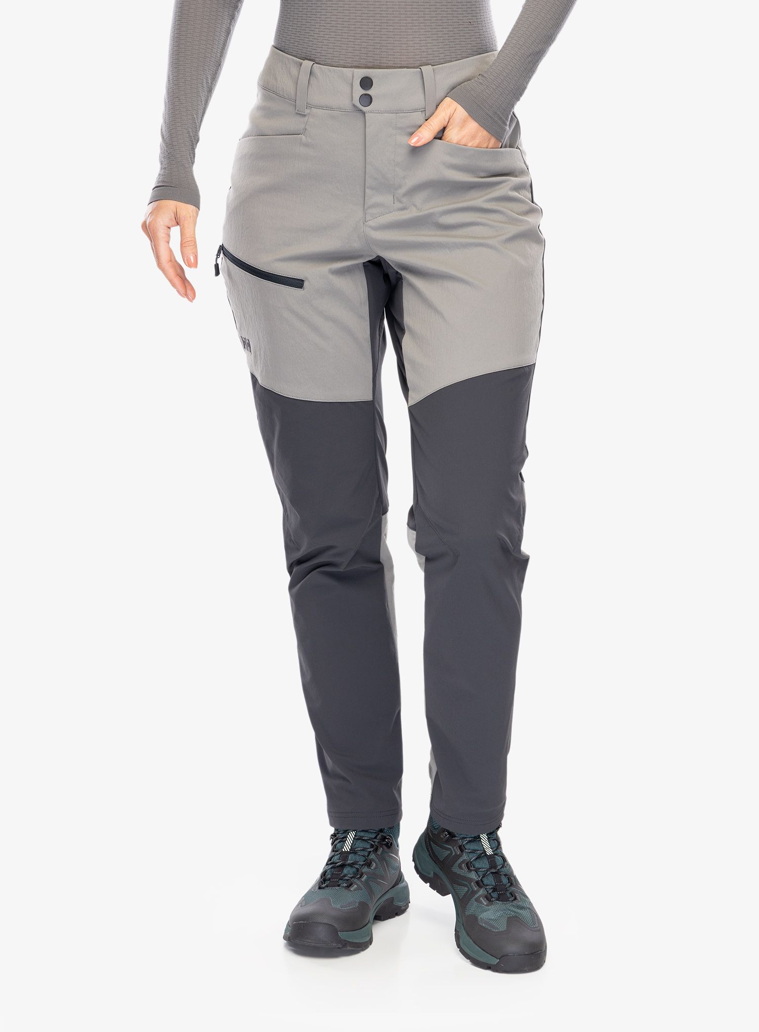 Ženske treking hlače Helly Hansen Vika Tur Pant 2.0 - concrete