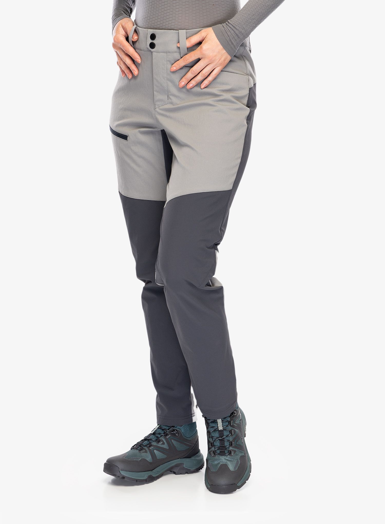 Ženske treking hlače Helly Hansen Vika Tur Pant 2.0 - concrete