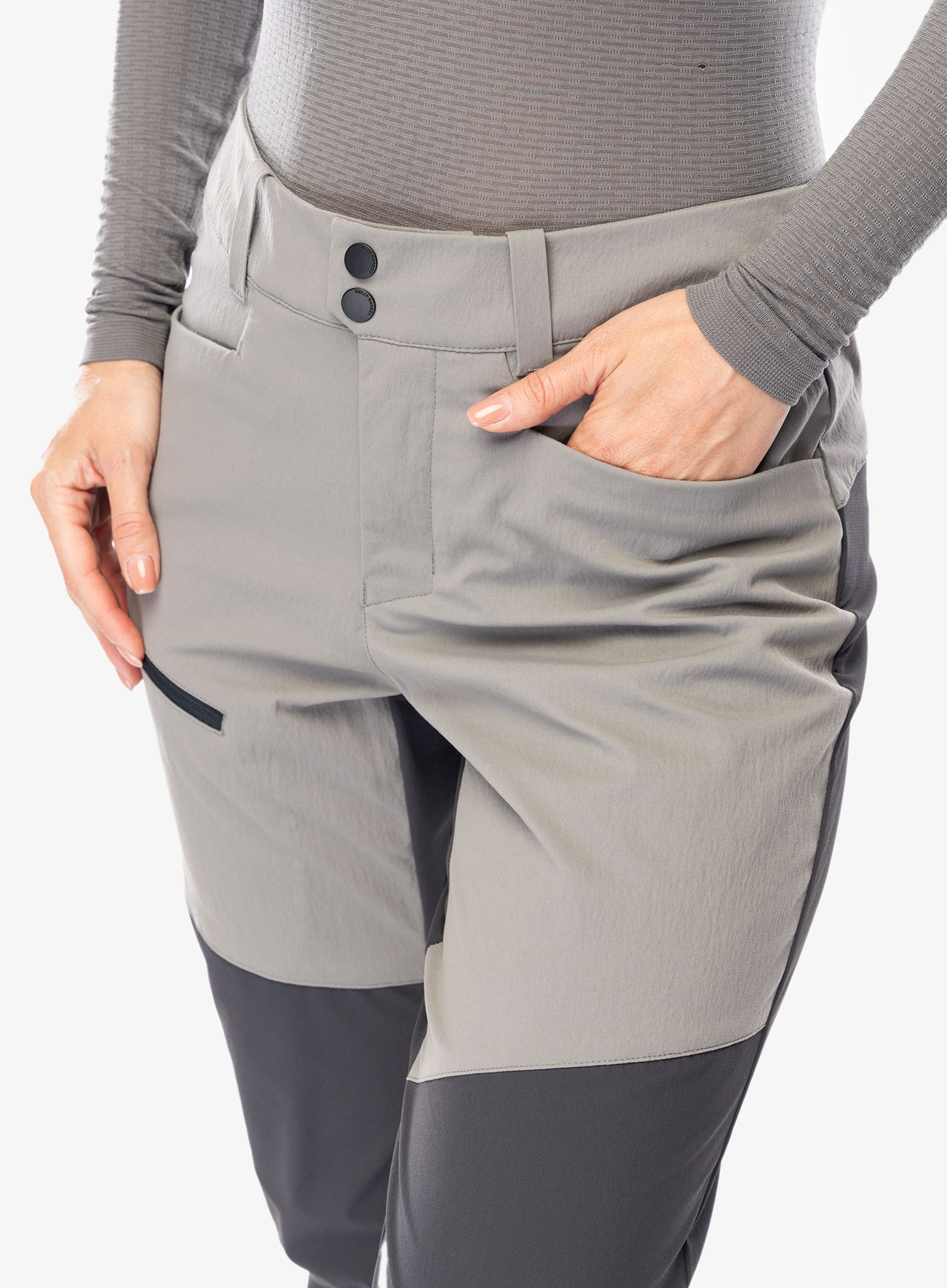 Ženske treking hlače Helly Hansen Vika Tur Pant 2.0 - concrete