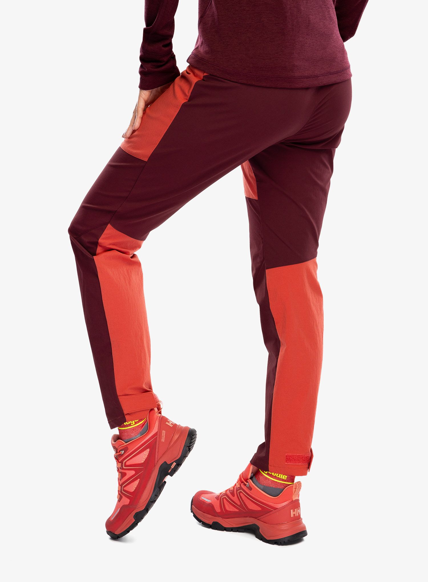 Ženske hlače Helly Hansen Vika Tur Pant - poppy red/hickory