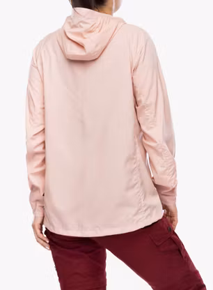 Ženska vetrovka Fjallraven High Coast Wind Hoodie - chalk rose