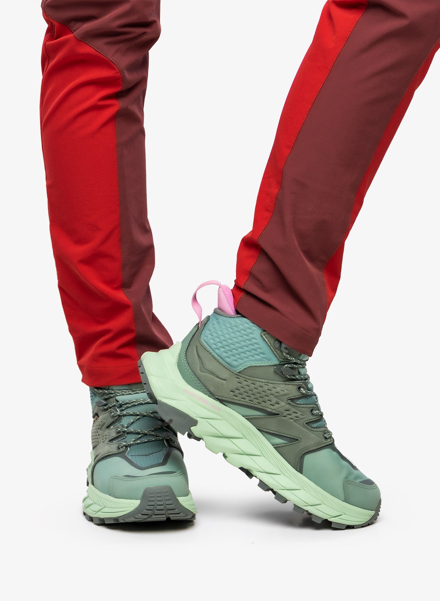 Ženski pohodniški čevlji Hoka Anacapa Mid GTX - trellis/mist green