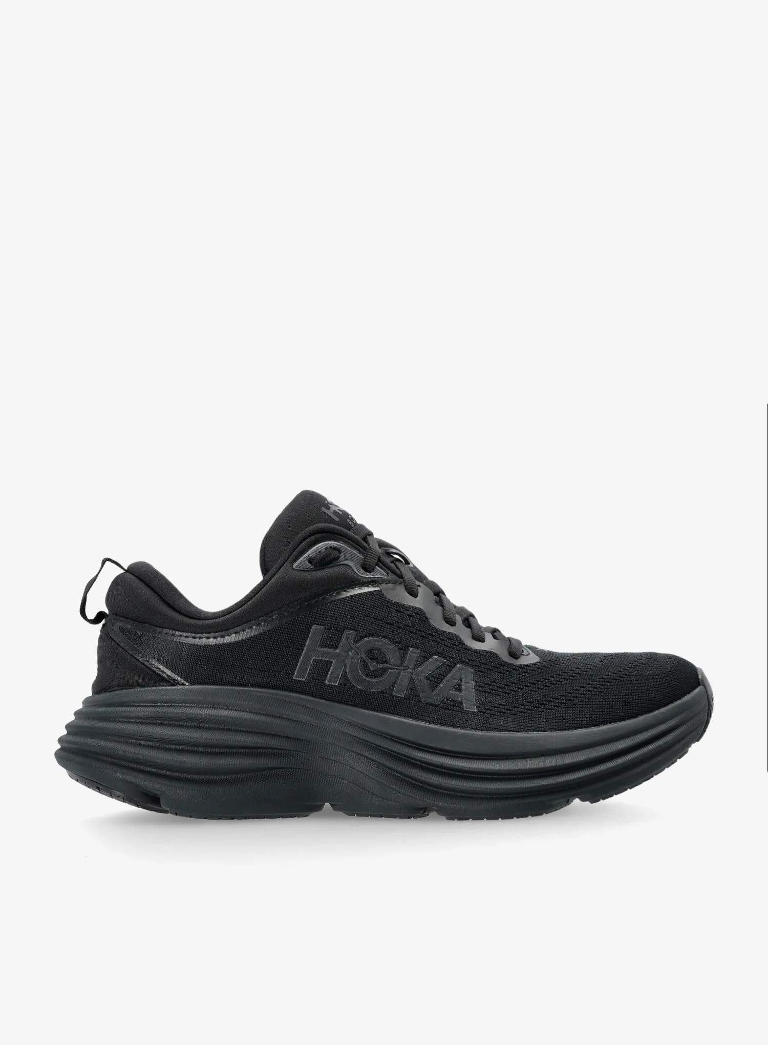 Moški tekaški čevlji Hoka Bondi 8 - black/black