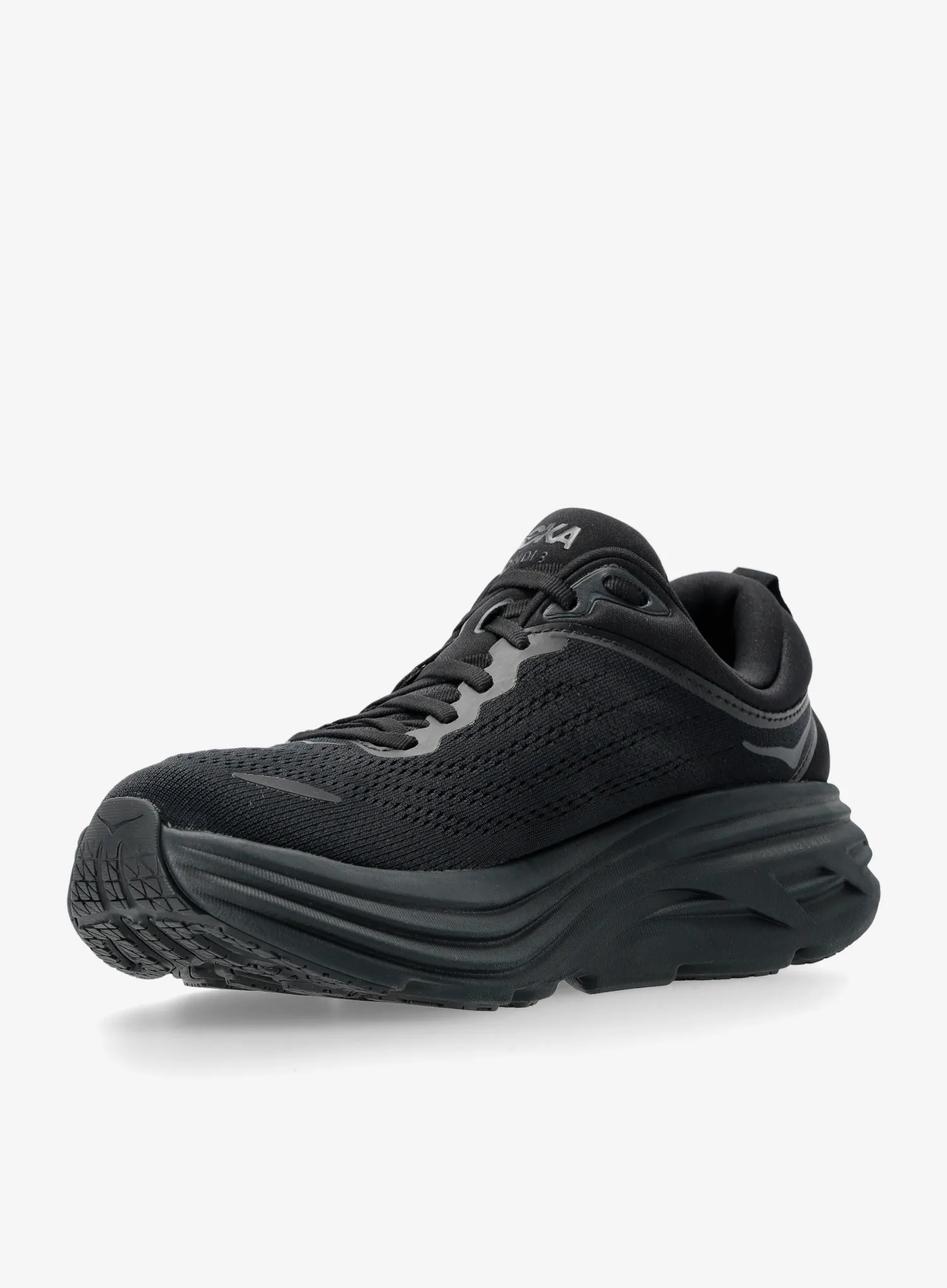 Moški tekaški čevlji Hoka Bondi 8 - black/black