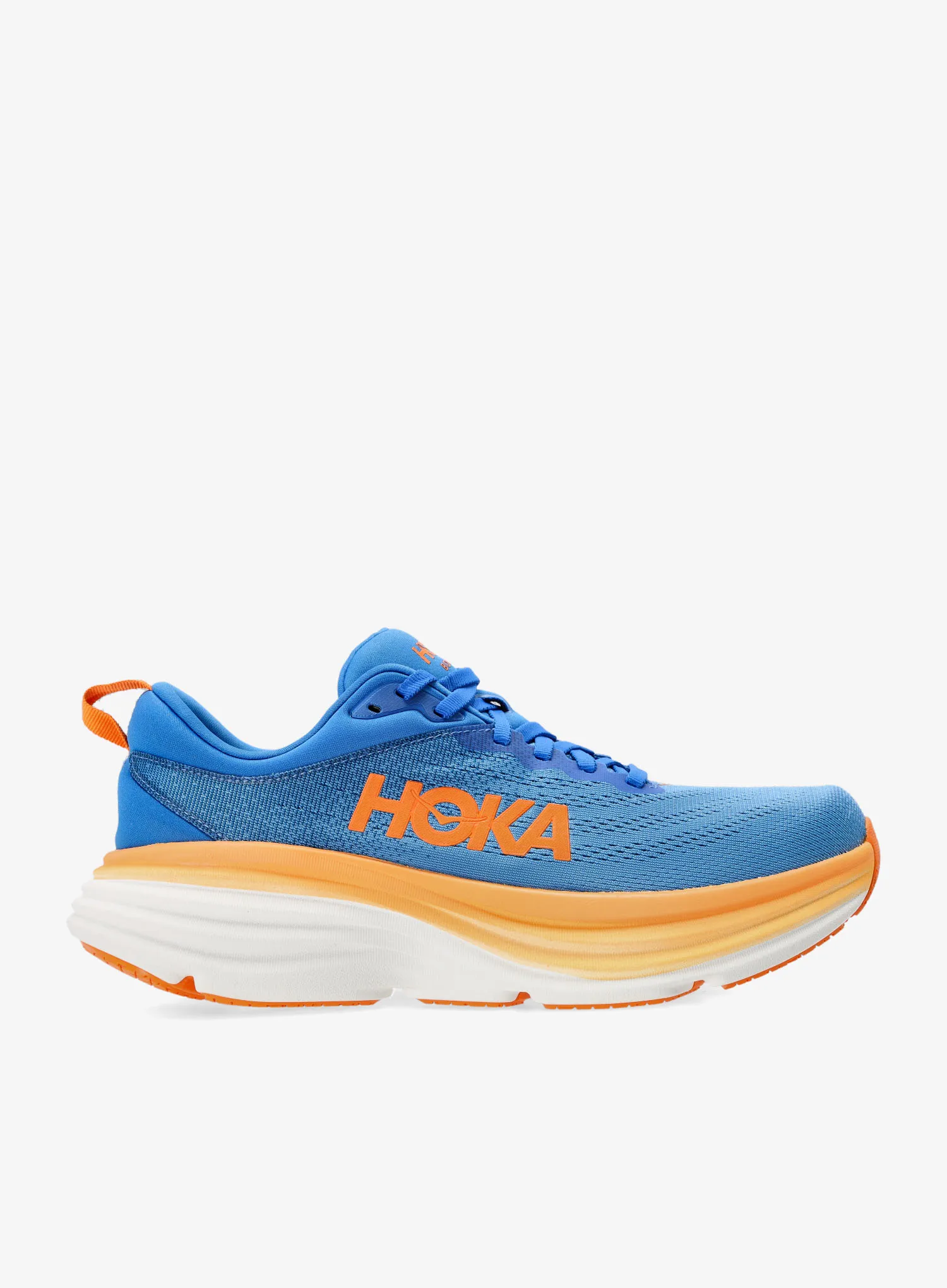 Moški tekaški čevlji Hoka Bondi 8 - coastal sky/vibrant orange