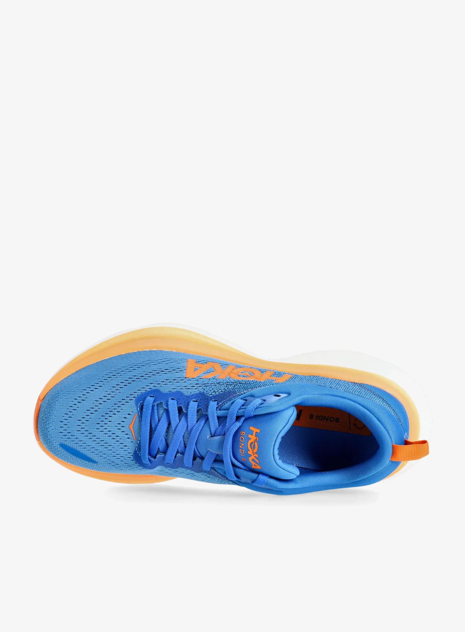 Moški tekaški čevlji Hoka Bondi 8 - coastal sky/vibrant orange