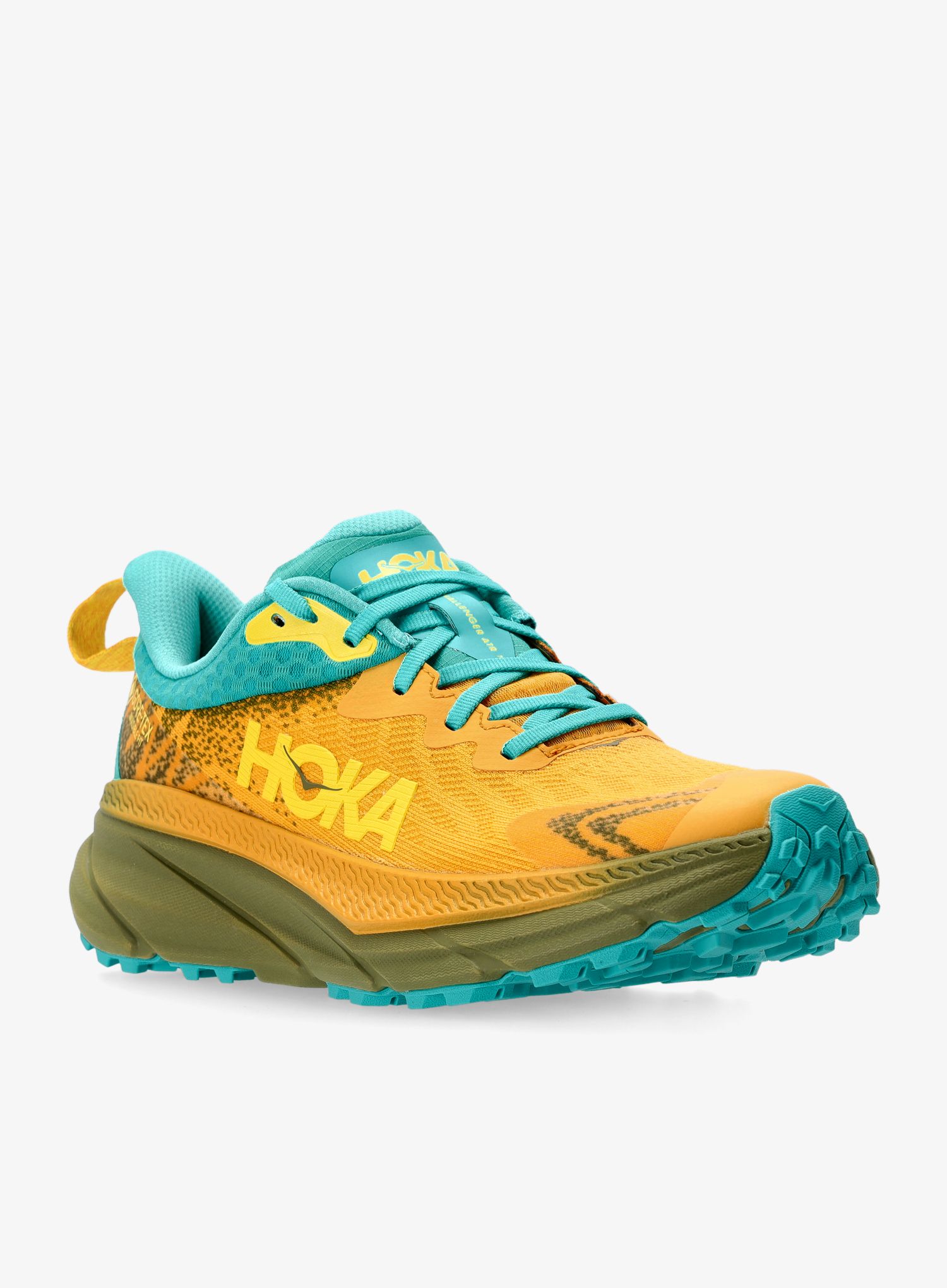 Moški tekaški čevlji Hoka Challenger ATR 7 GTX - golden yellow/avocado