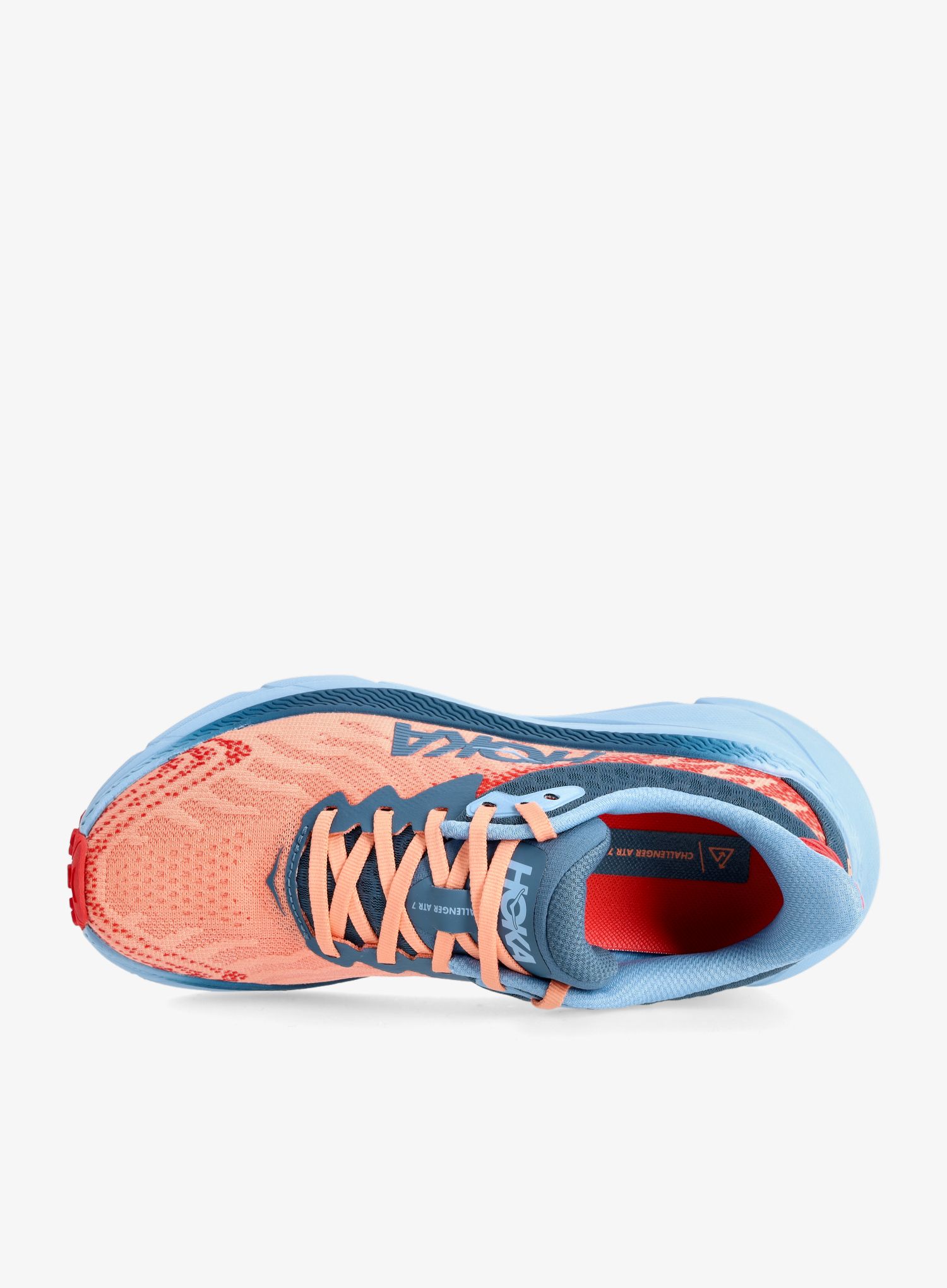 Ženski tekaški čevlji Hoka Challenger ATR 7 - papaya/real teal
