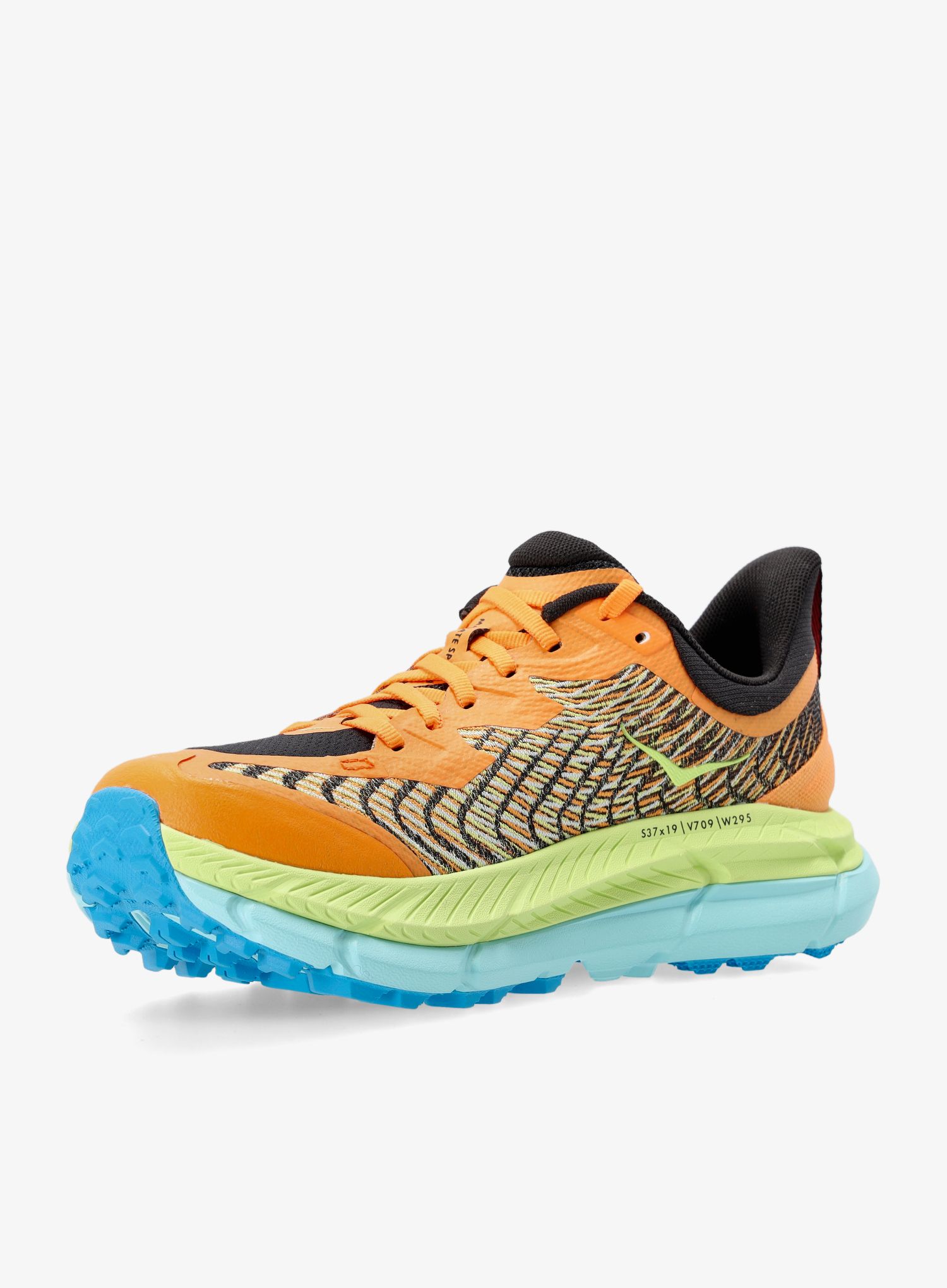 Trail tekaški čevlji Hoka Mafate Speed 4 - solar flare/lettuce