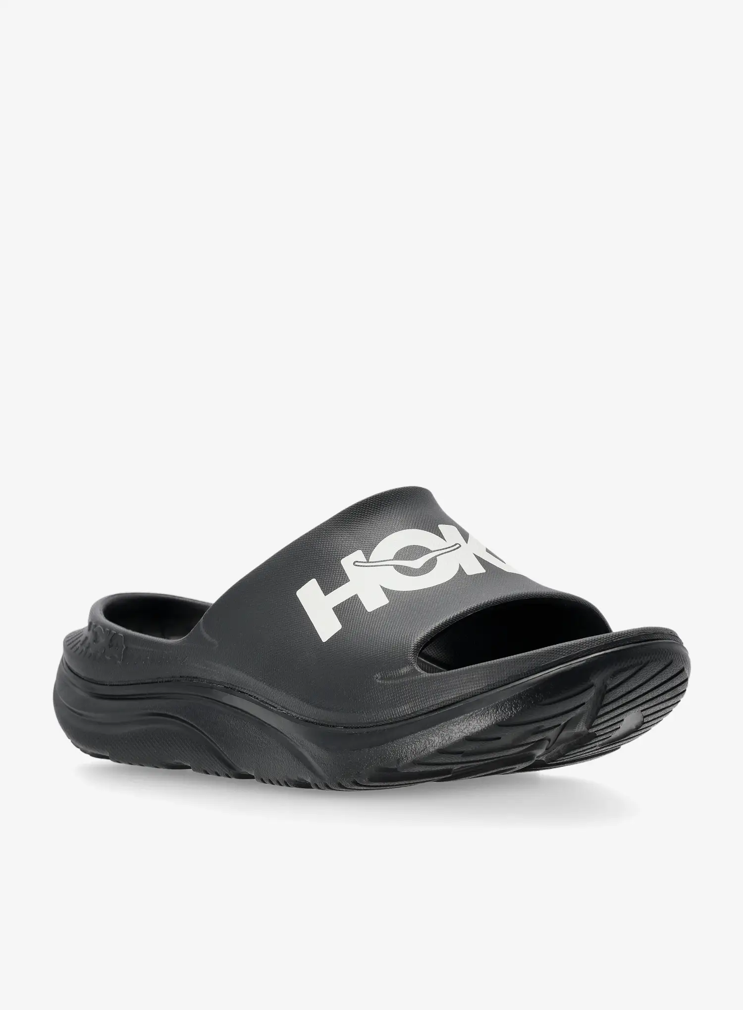 Natikači Hoka Ora Athletic Slide - black/white