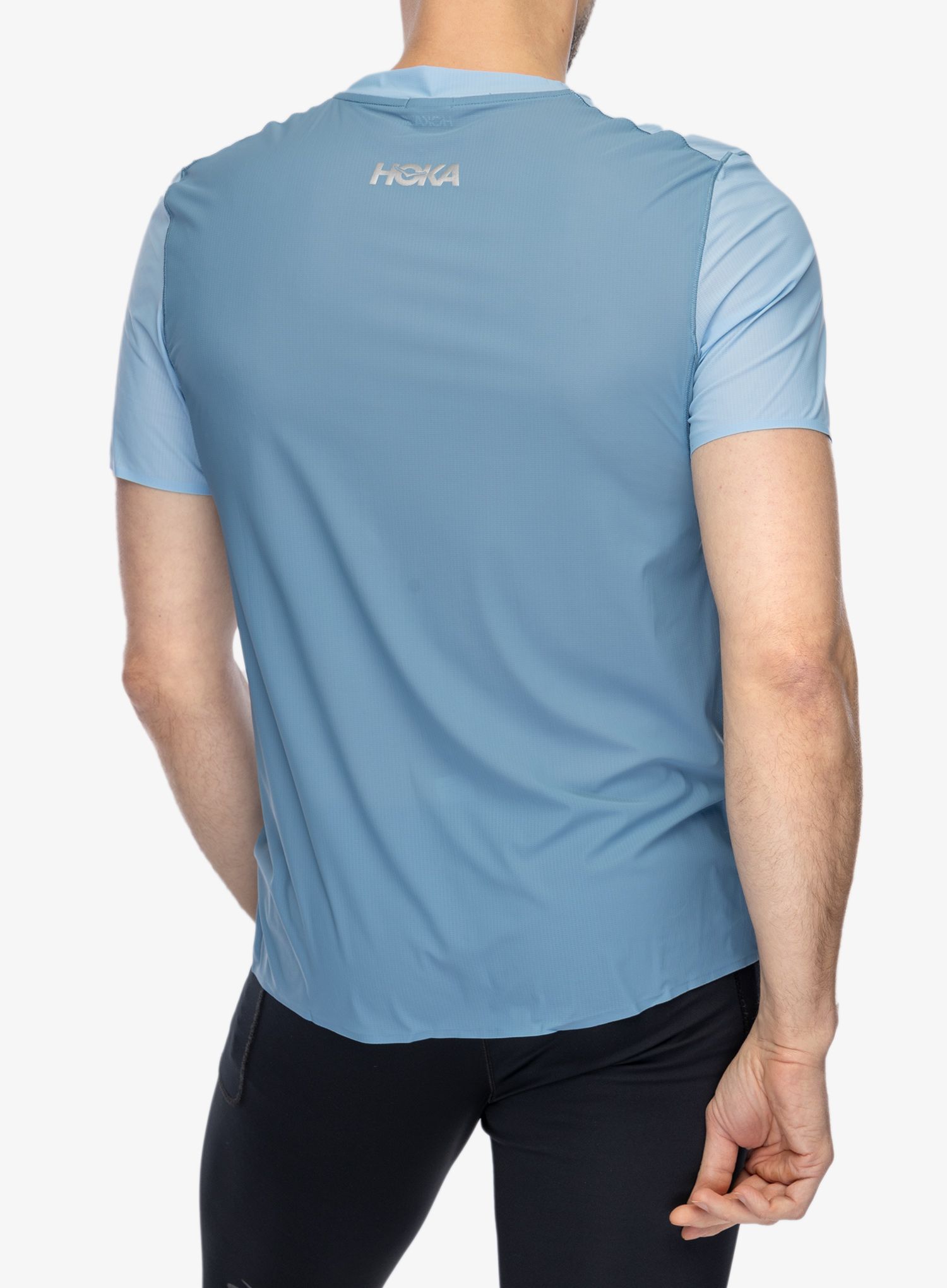 Fitness majica Hoka Performance Run Short Sleeve - dusk