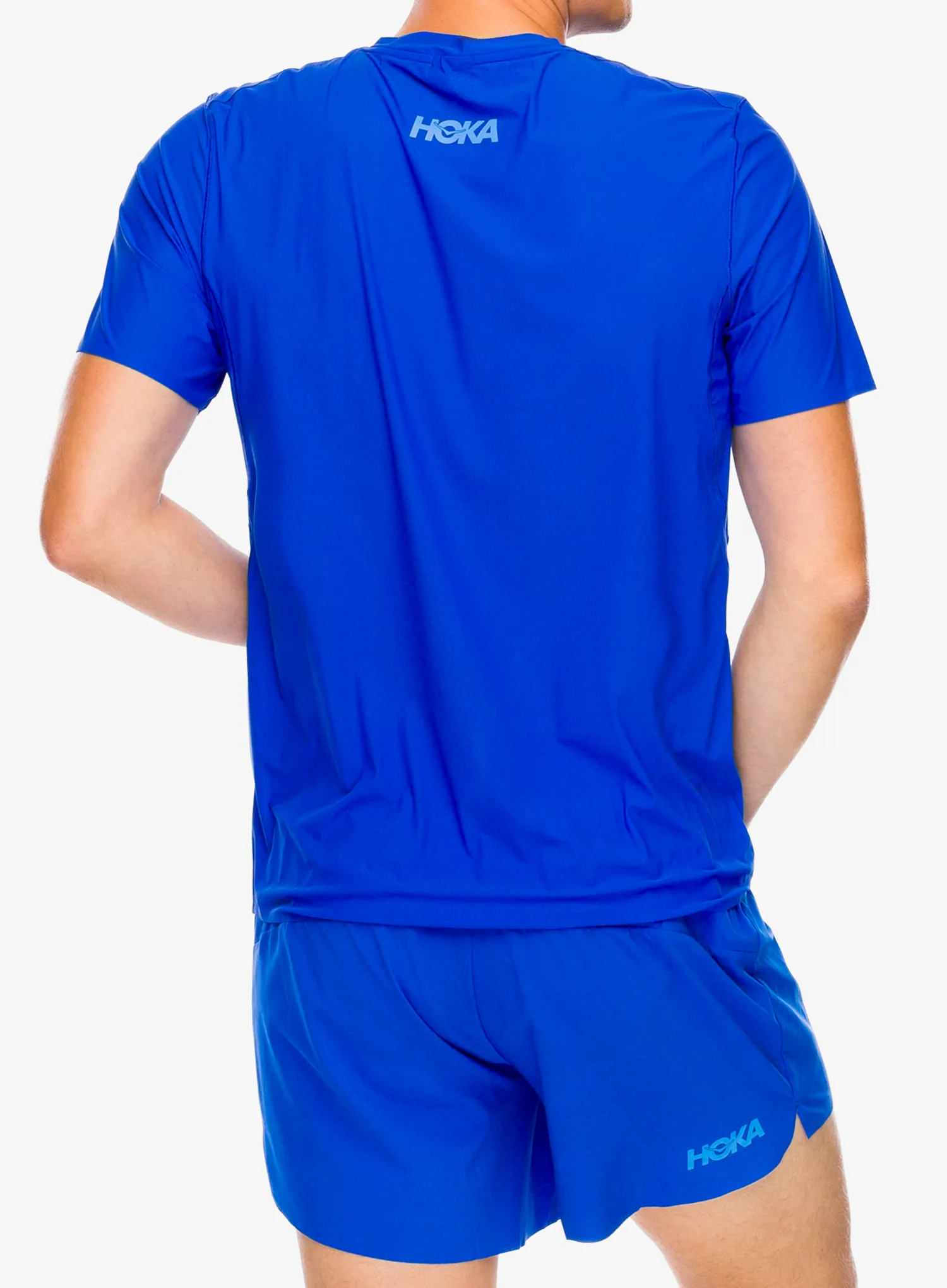 Majica za tek Hoka Performance Run Short Sleeve - ultramarine