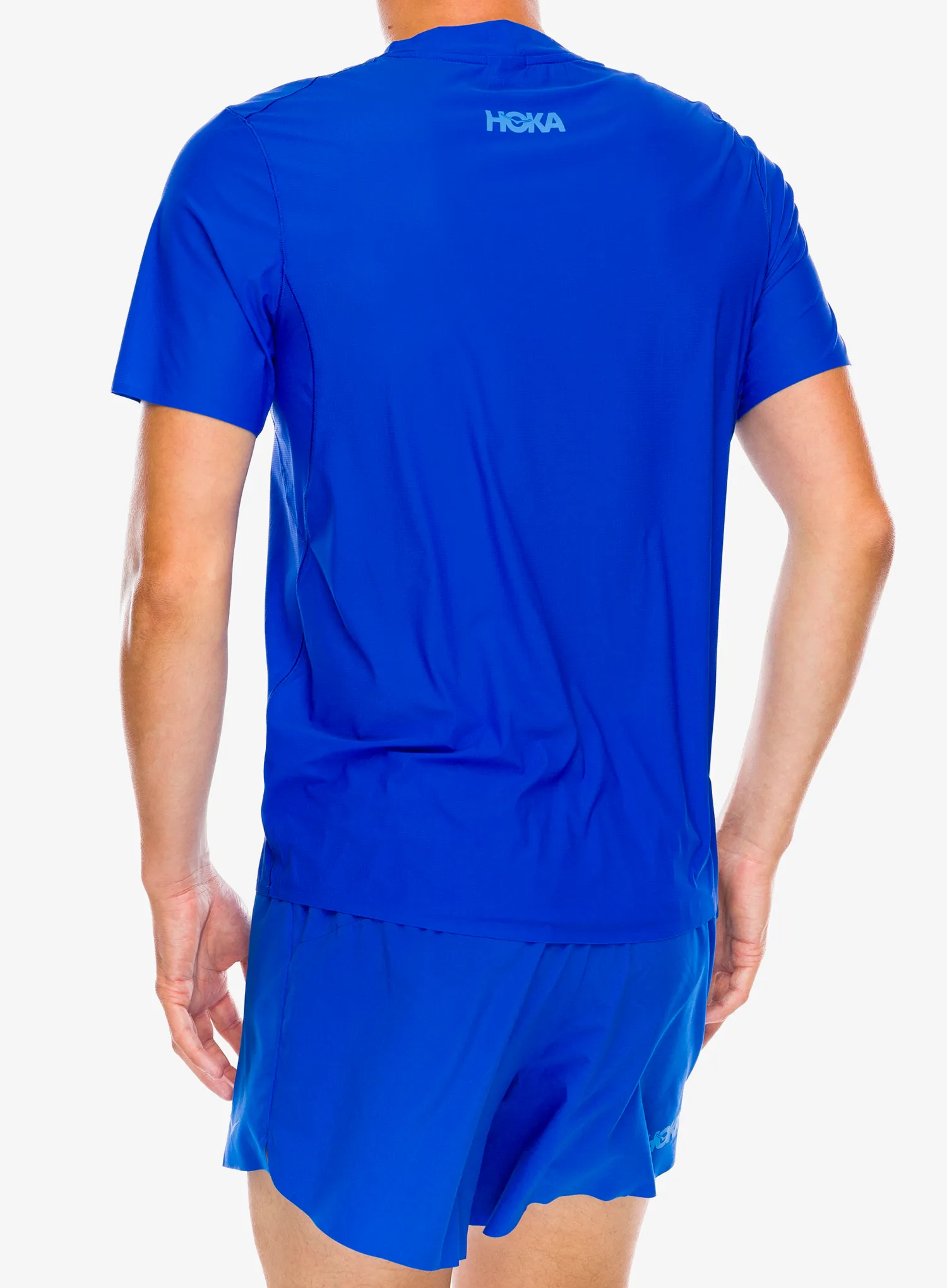 Majica za tek Hoka Performance Run Short Sleeve - ultramarine