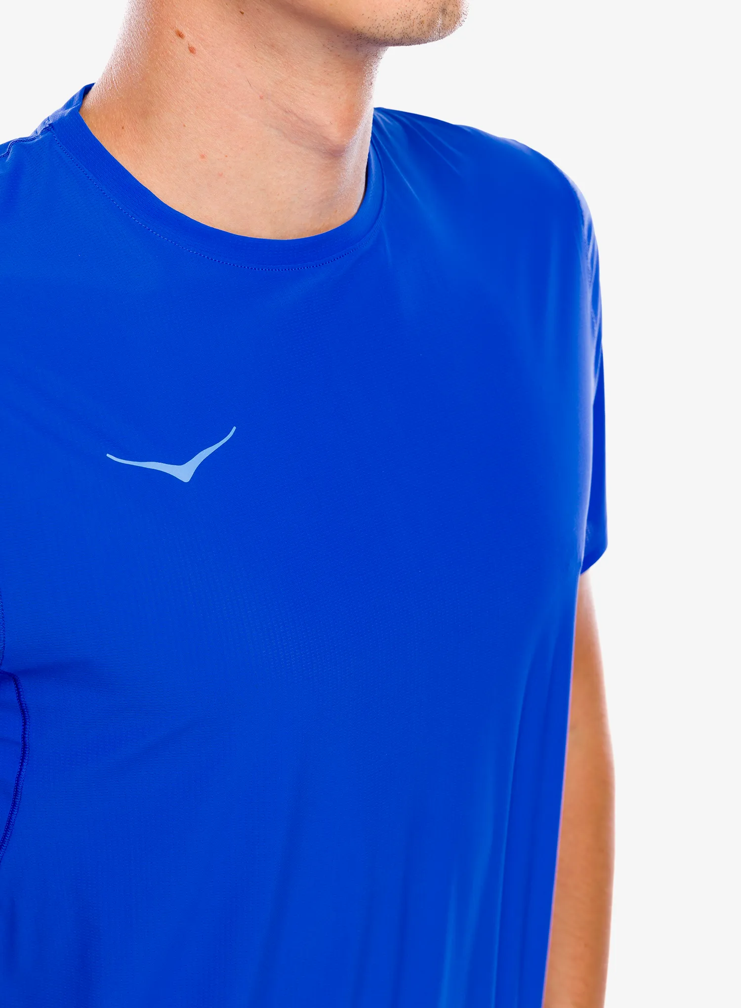Majica za tek Hoka Performance Run Short Sleeve - ultramarine
