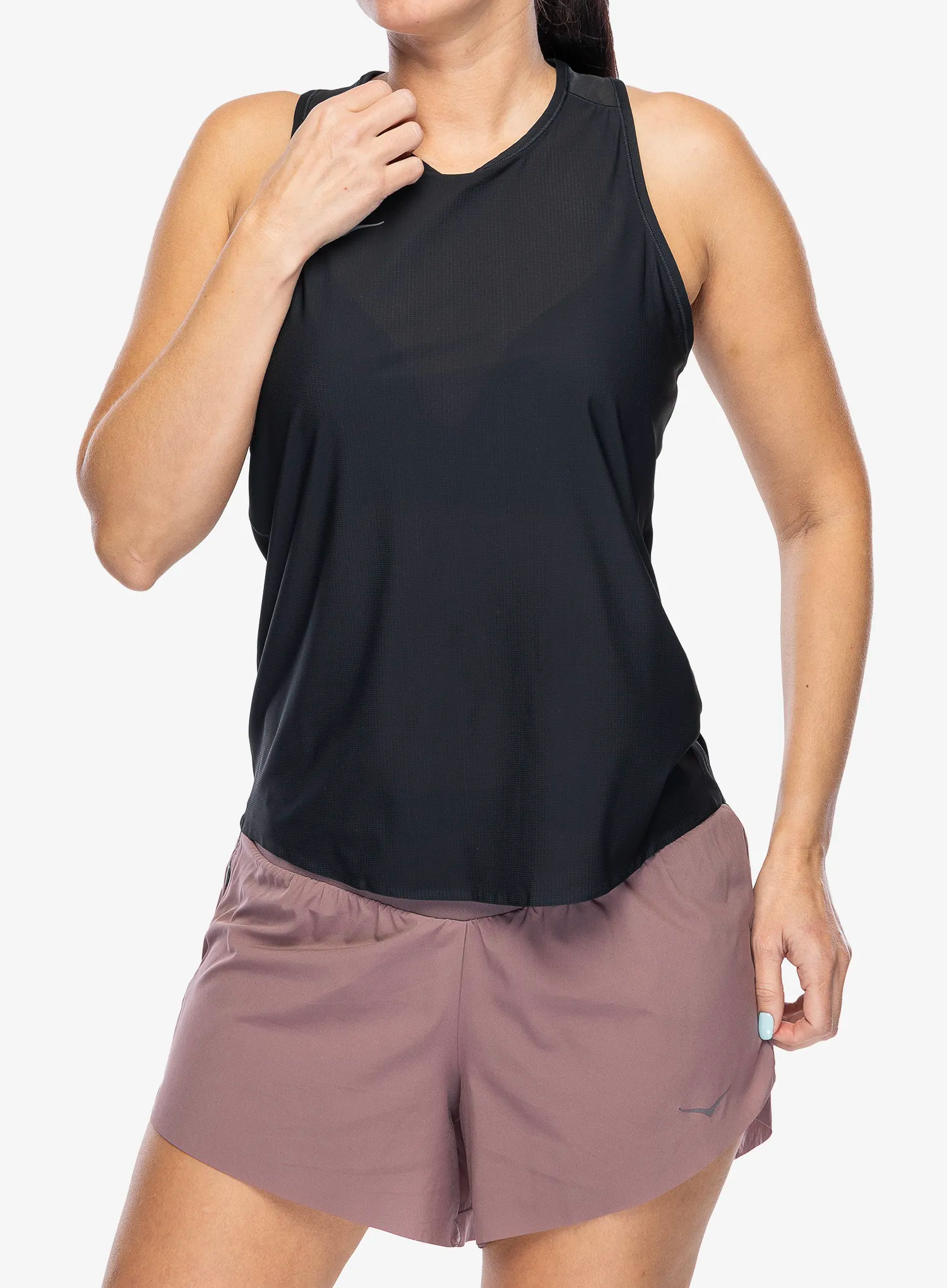 Ženski top Hoka Performance Run Tank - black