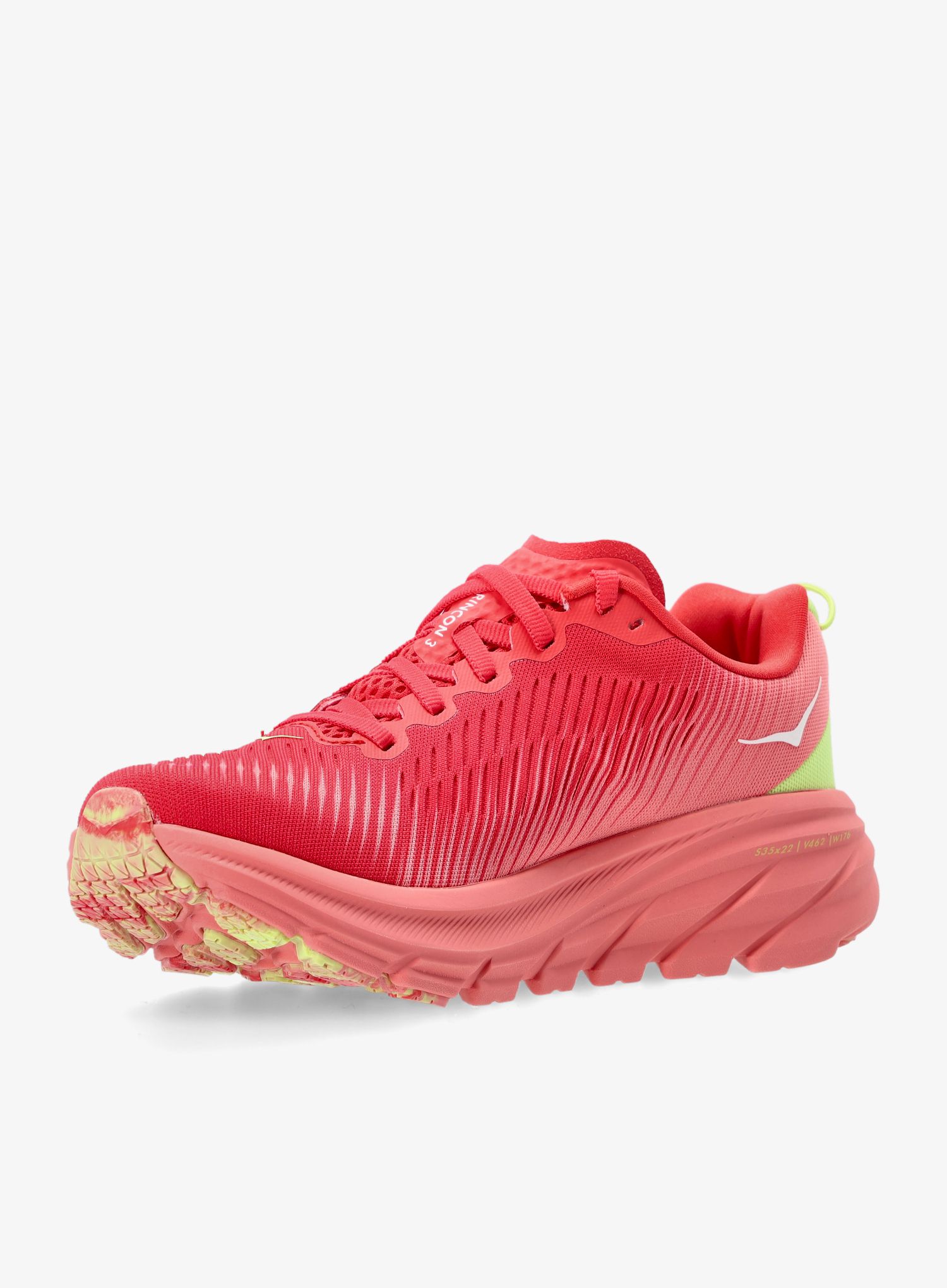 Ženski tekaški čevlji Hoka Rincon 3 - cerise/coral