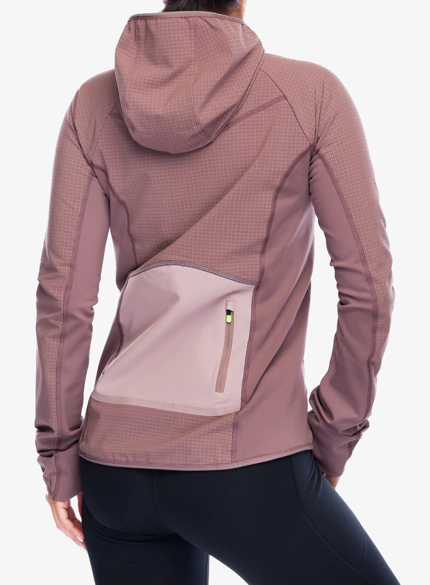 Ženska tekaška jakna Hoka SkyGlow Half-Zip - smokey quartz