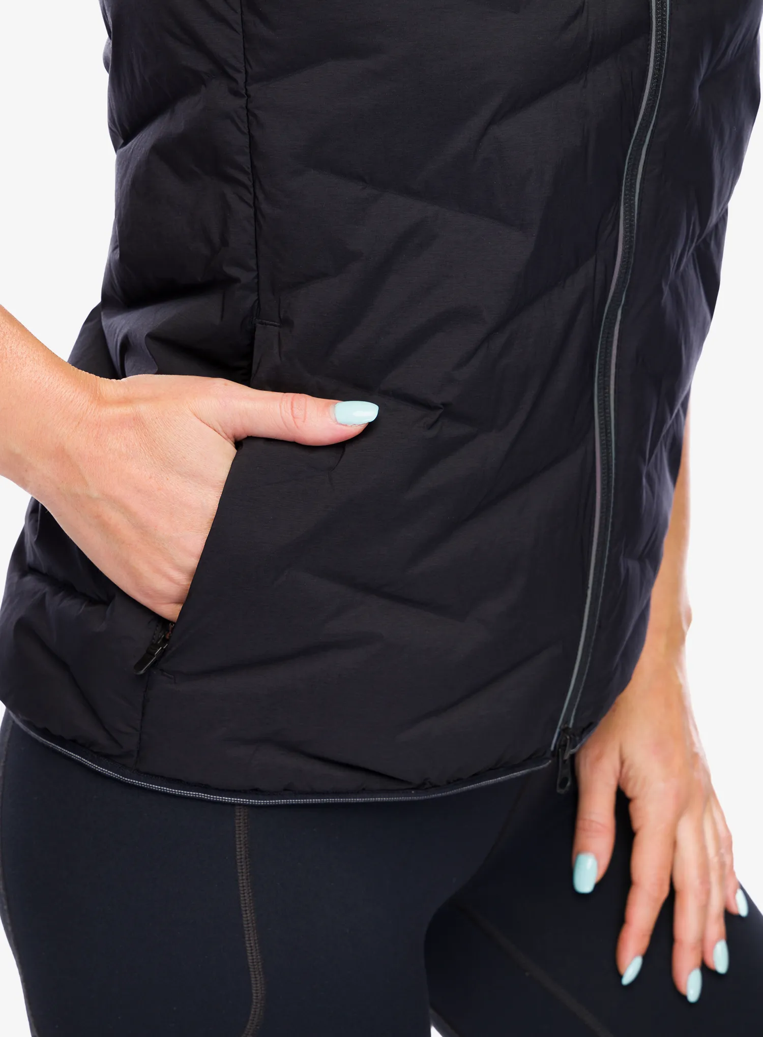Ženski brezrokavnik Hoka Skyfill Run Vest - black