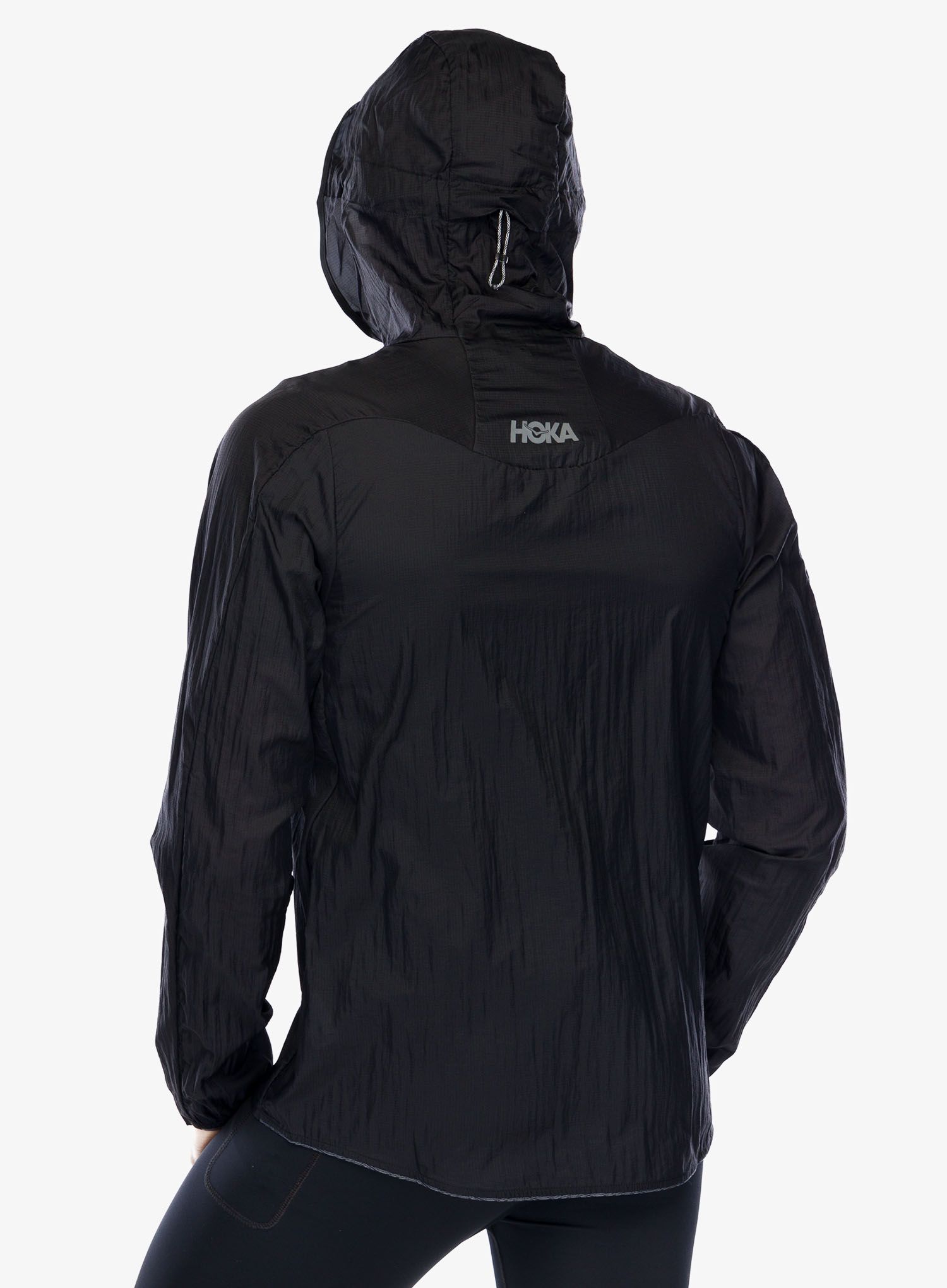 Vetrovka Hoka Skyflow Jacket - black