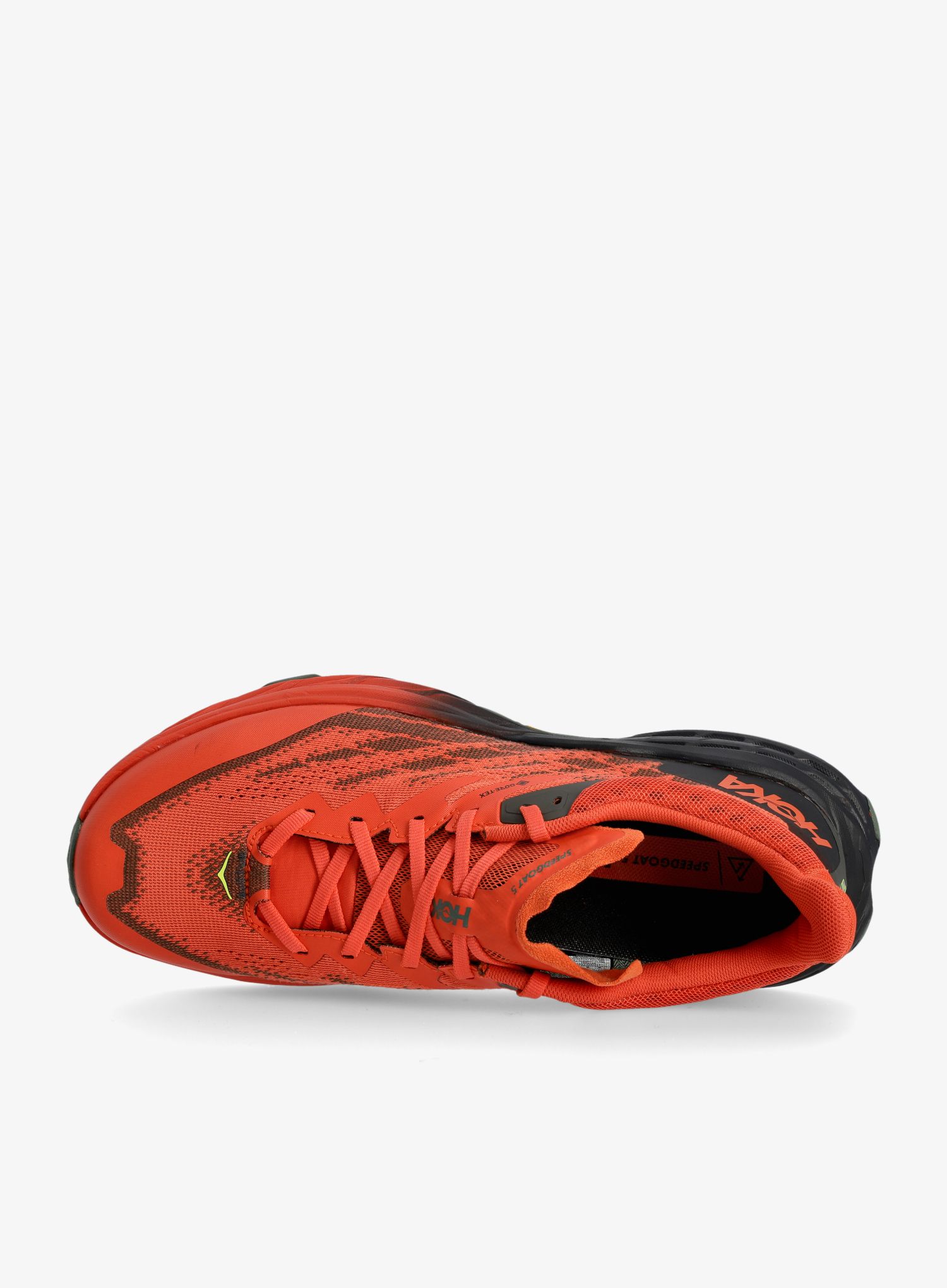 Moški tekaški čevlji Hoka Speedgoat 5 GTX - fiesta/thyme