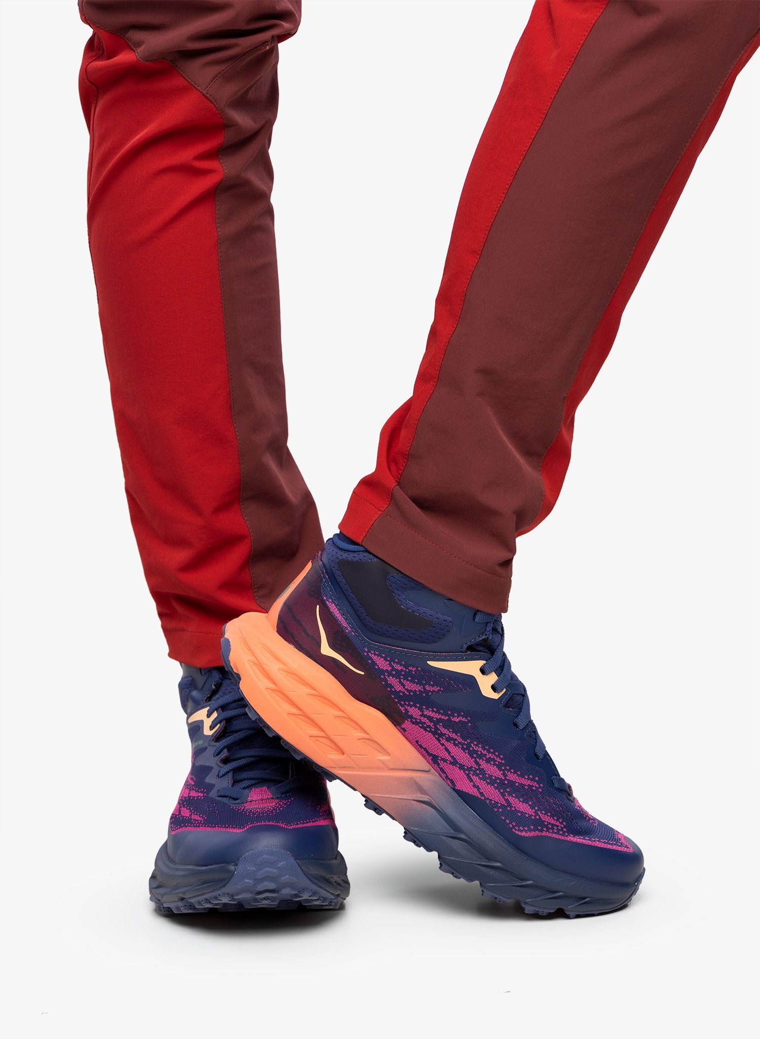 Ženski pohodniški čevlji Hoka Speedgoat 5 Mid GTX - bellwether blue/camellia