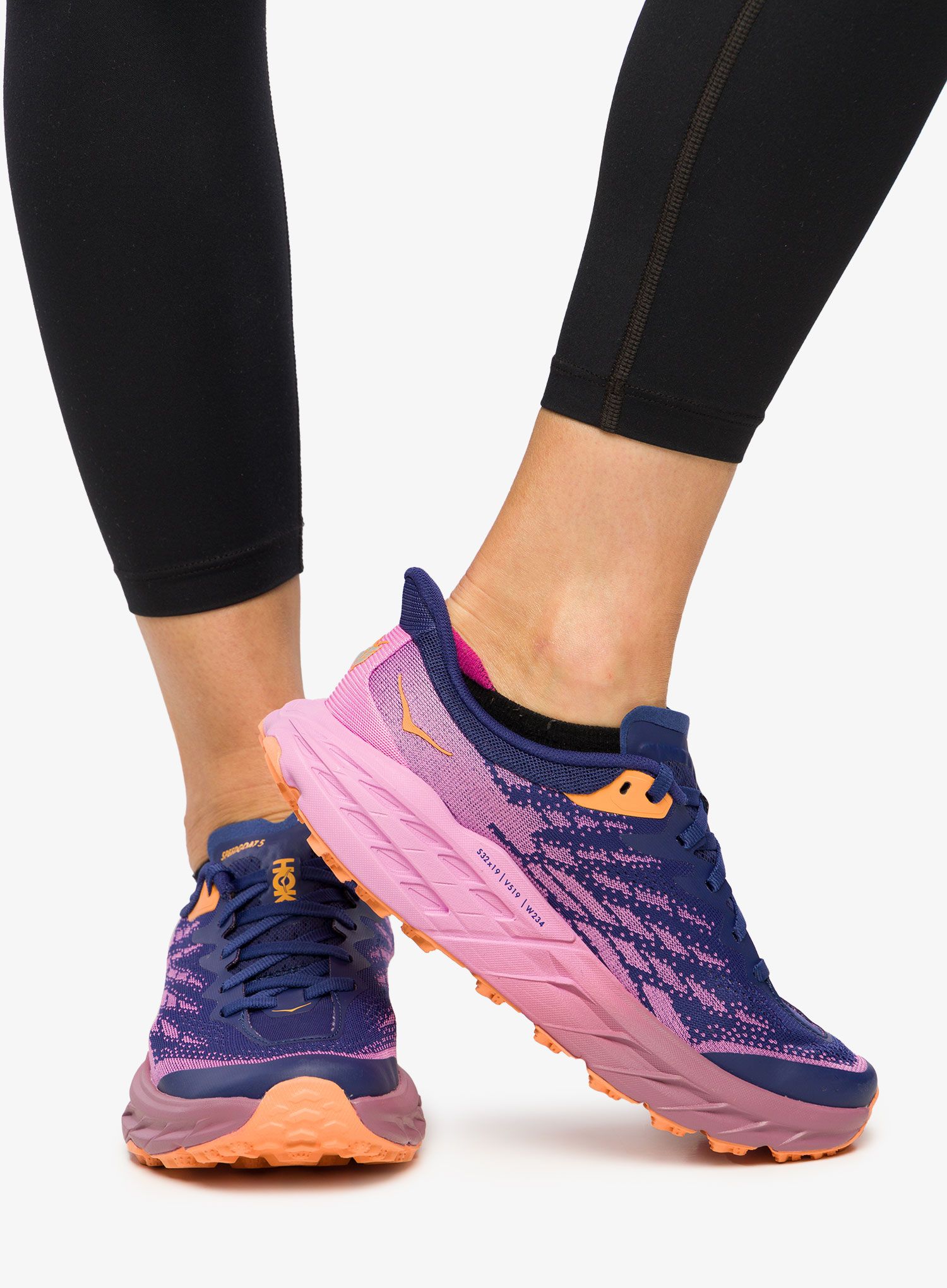 Ženski tekaški čevlji Hoka Speedgoat 5  - bellwether blue/cyclamen
