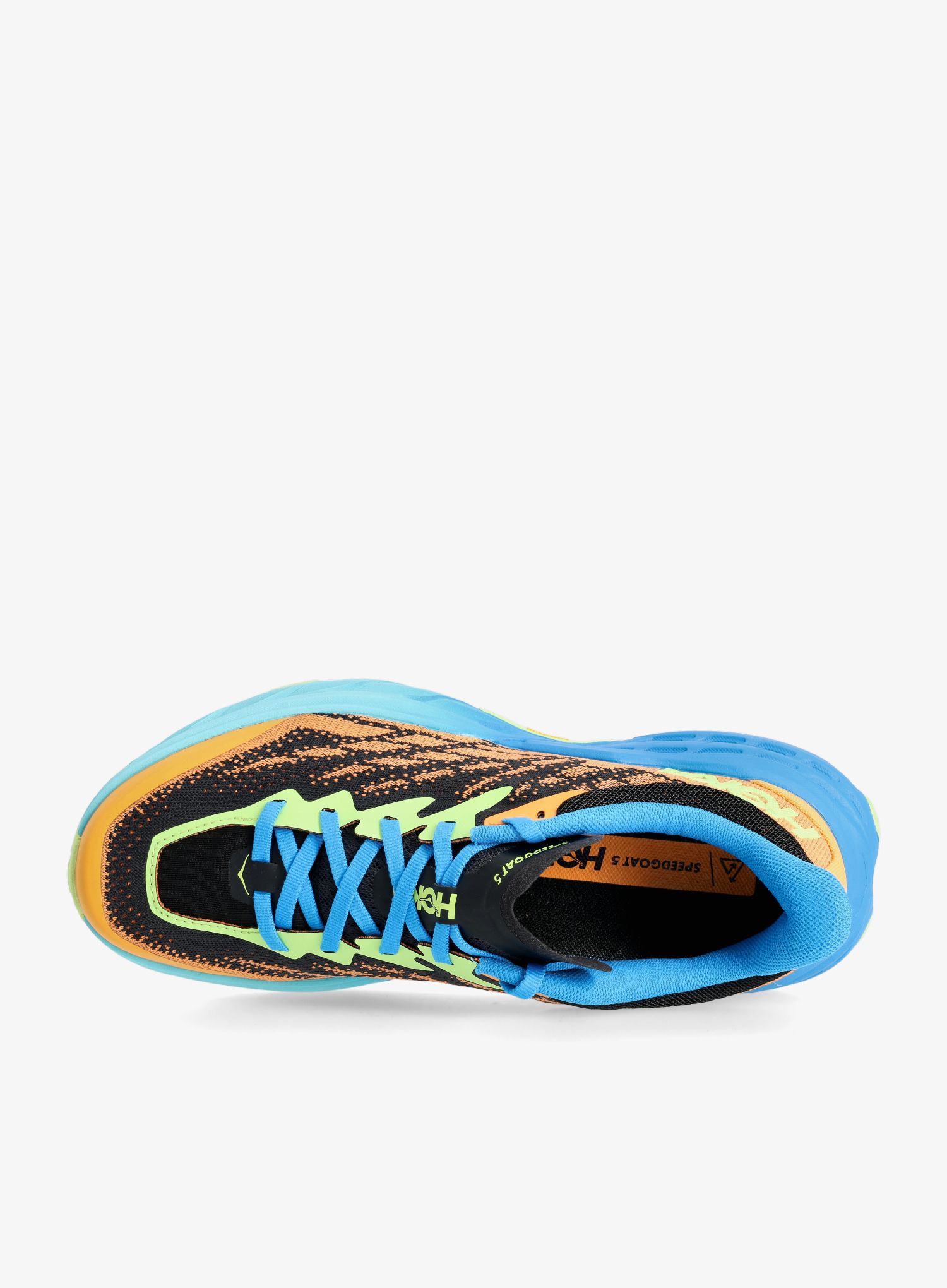 Trail tekaški čevlji Hoka Speedgoat 5 - solar flame/diva blue