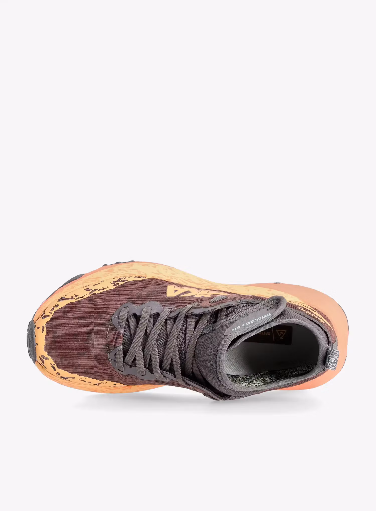 Ženski tekaški čevlji Hoka Speedgoat 6 Mid GTX - galaxy/guava