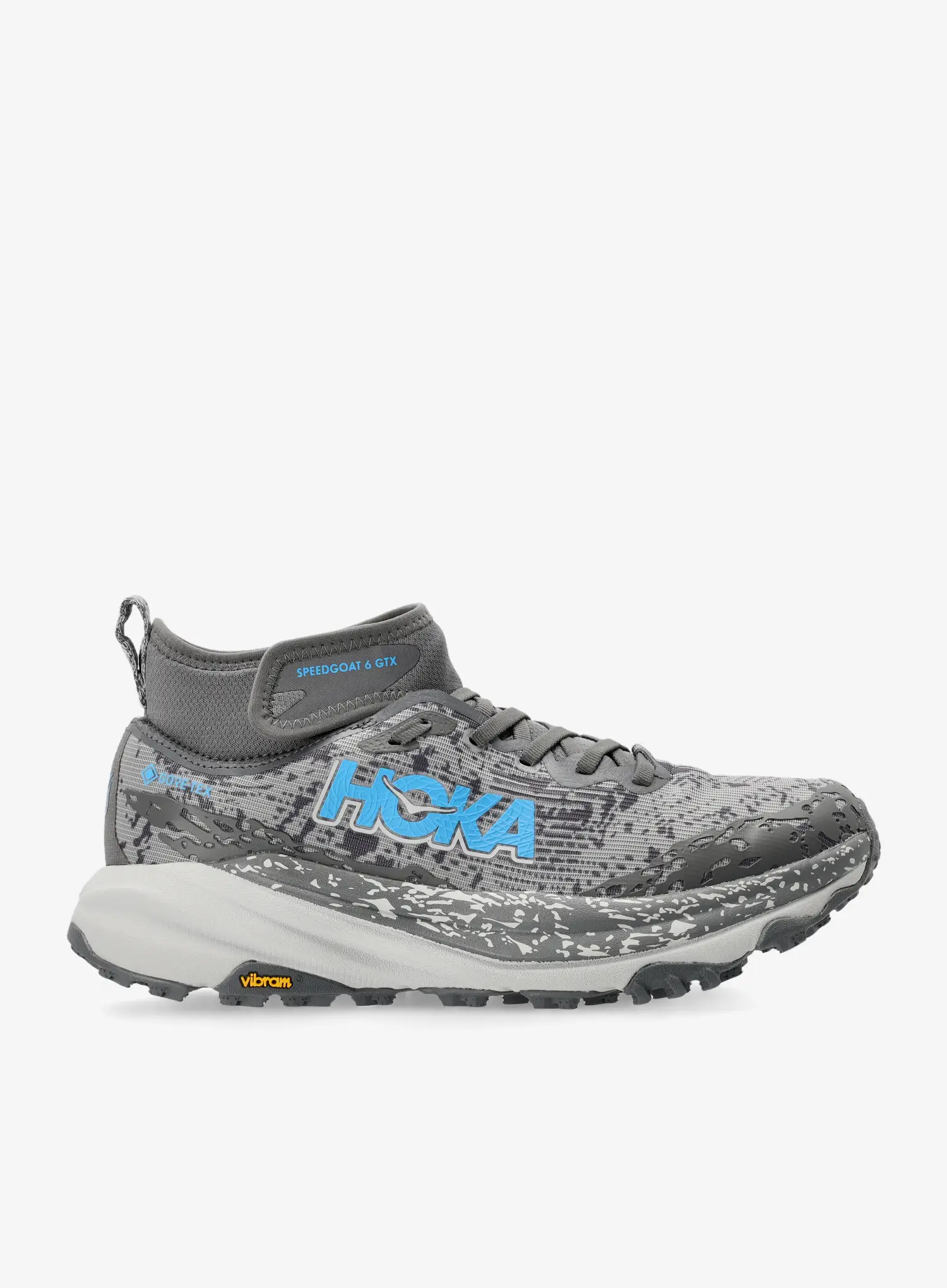 Trail tekaški čevlji Hoka Speedgoat 6 Mid GTX - satellite grey/stardust