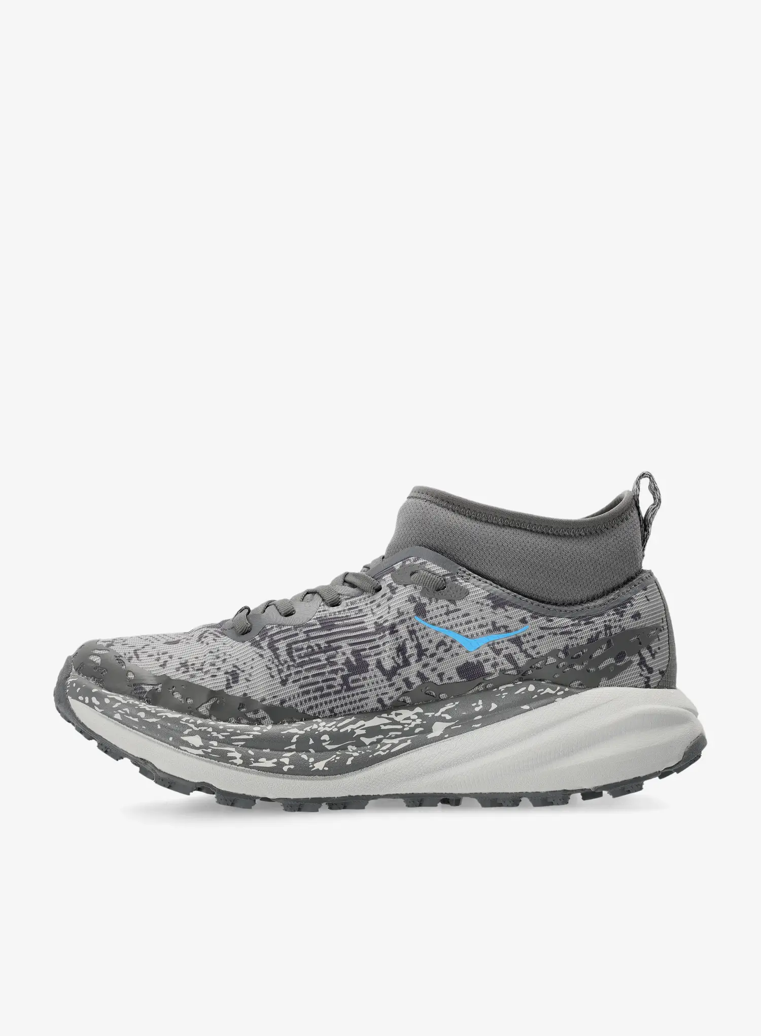Trail tekaški čevlji Hoka Speedgoat 6 Mid GTX - satellite grey/stardust