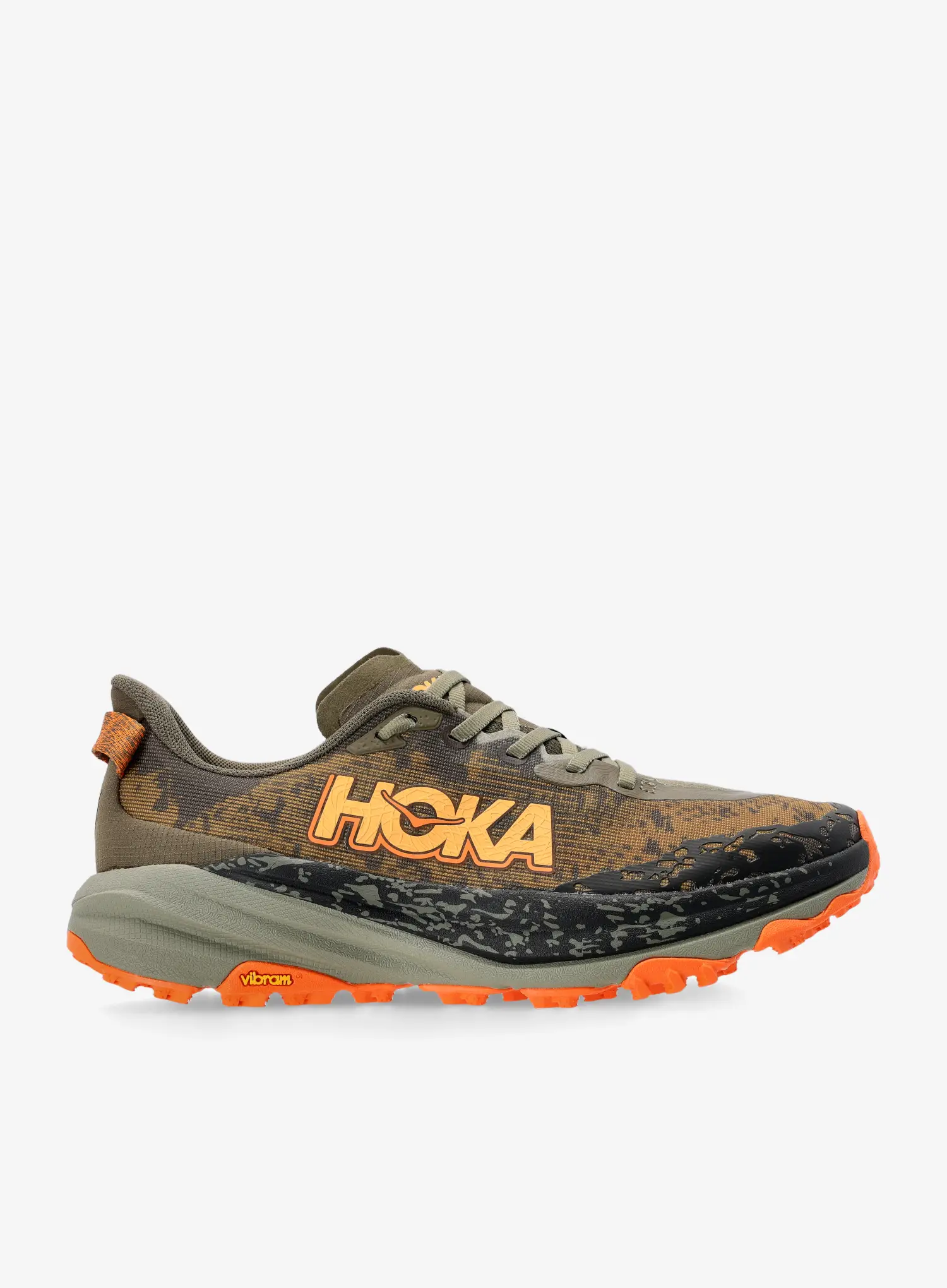 Trail tekaški čevlji Hoka Speedgoat 6 - antique olive/squash