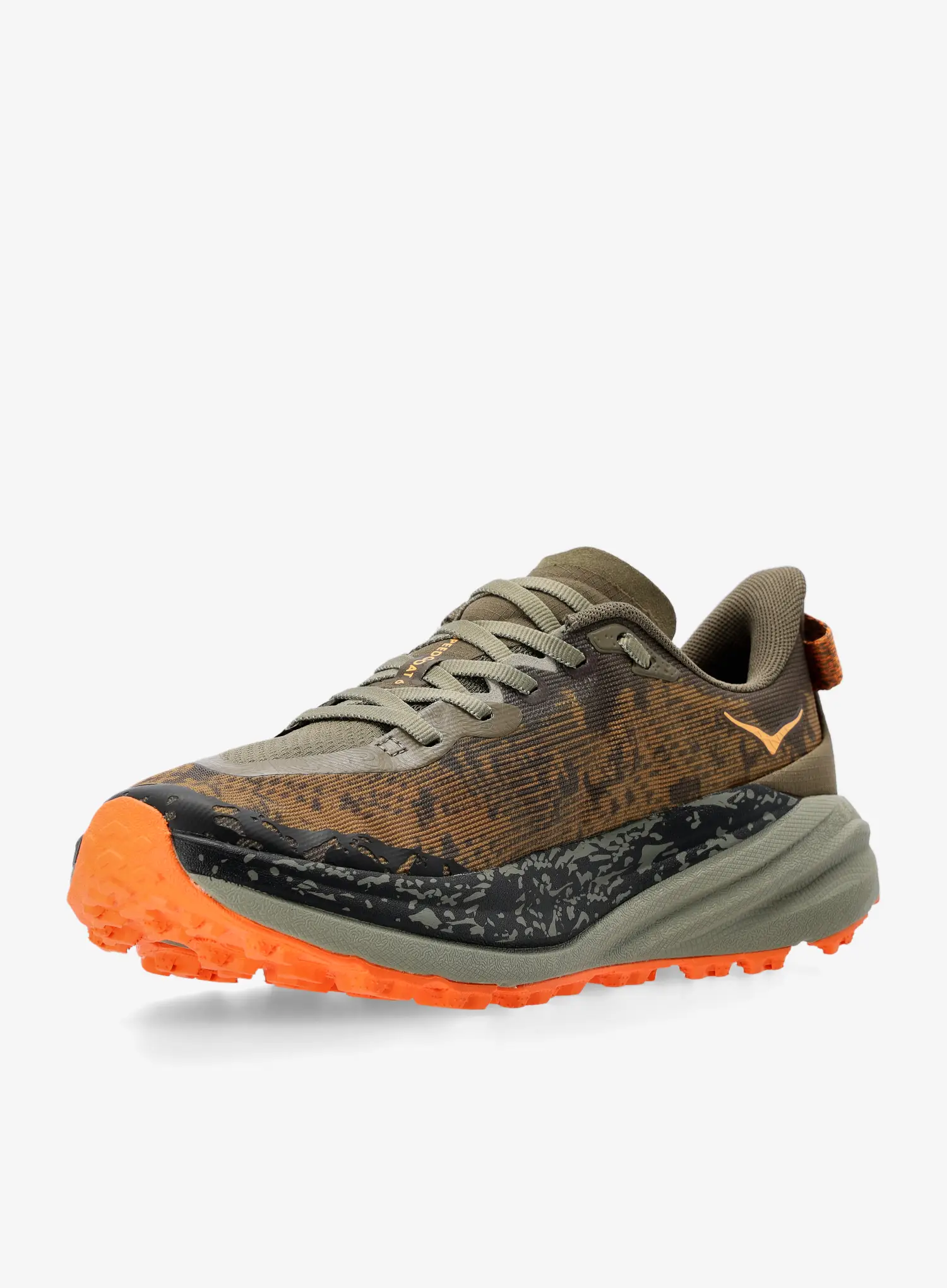 Trail tekaški čevlji Hoka Speedgoat 6 - antique olive/squash