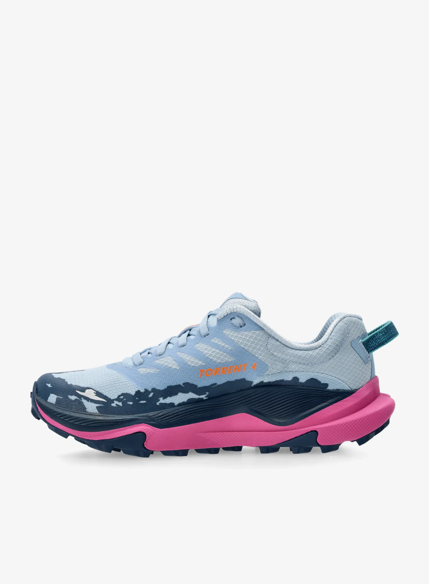 Ženski tekaški čevlji Hoka Torrent 4 - drizzle/fuchsia