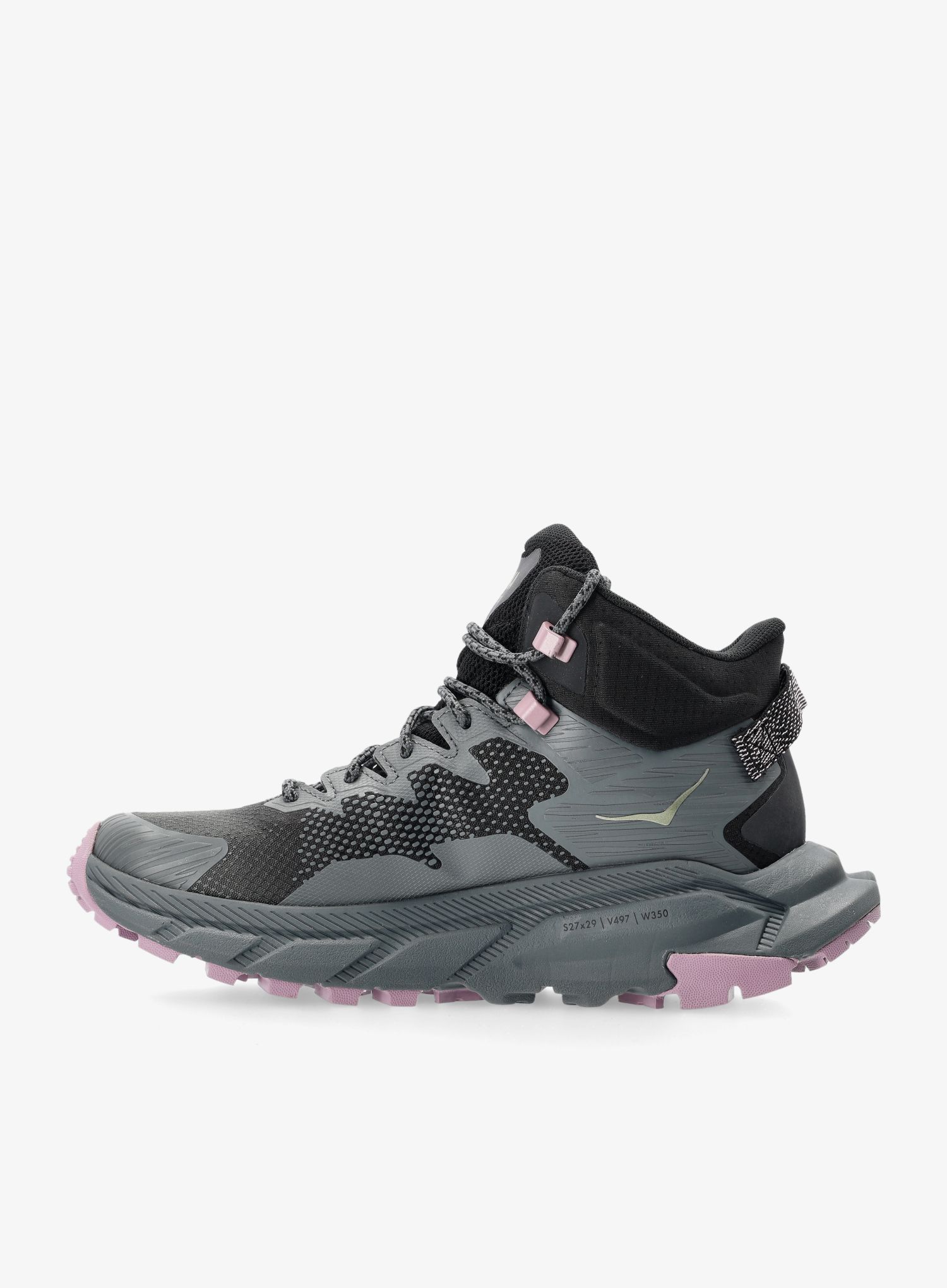 Ženski pohodniški čevlji Hoka Trail Code GTX - black/castlerock