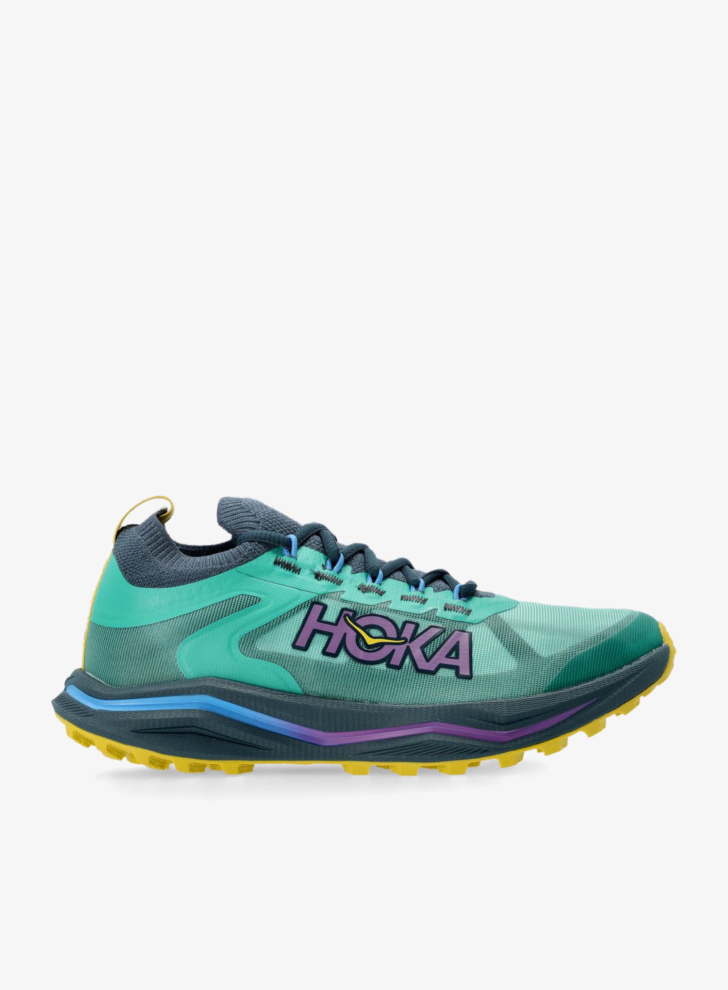 Ženski tekaški čevlji Hoka Zinal 2 - tech green/strata
