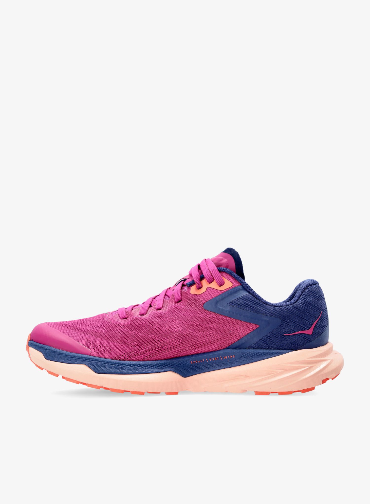 Ženski tekaški čevlji Hoka Zinal - fest fuchsia/bellwether blu