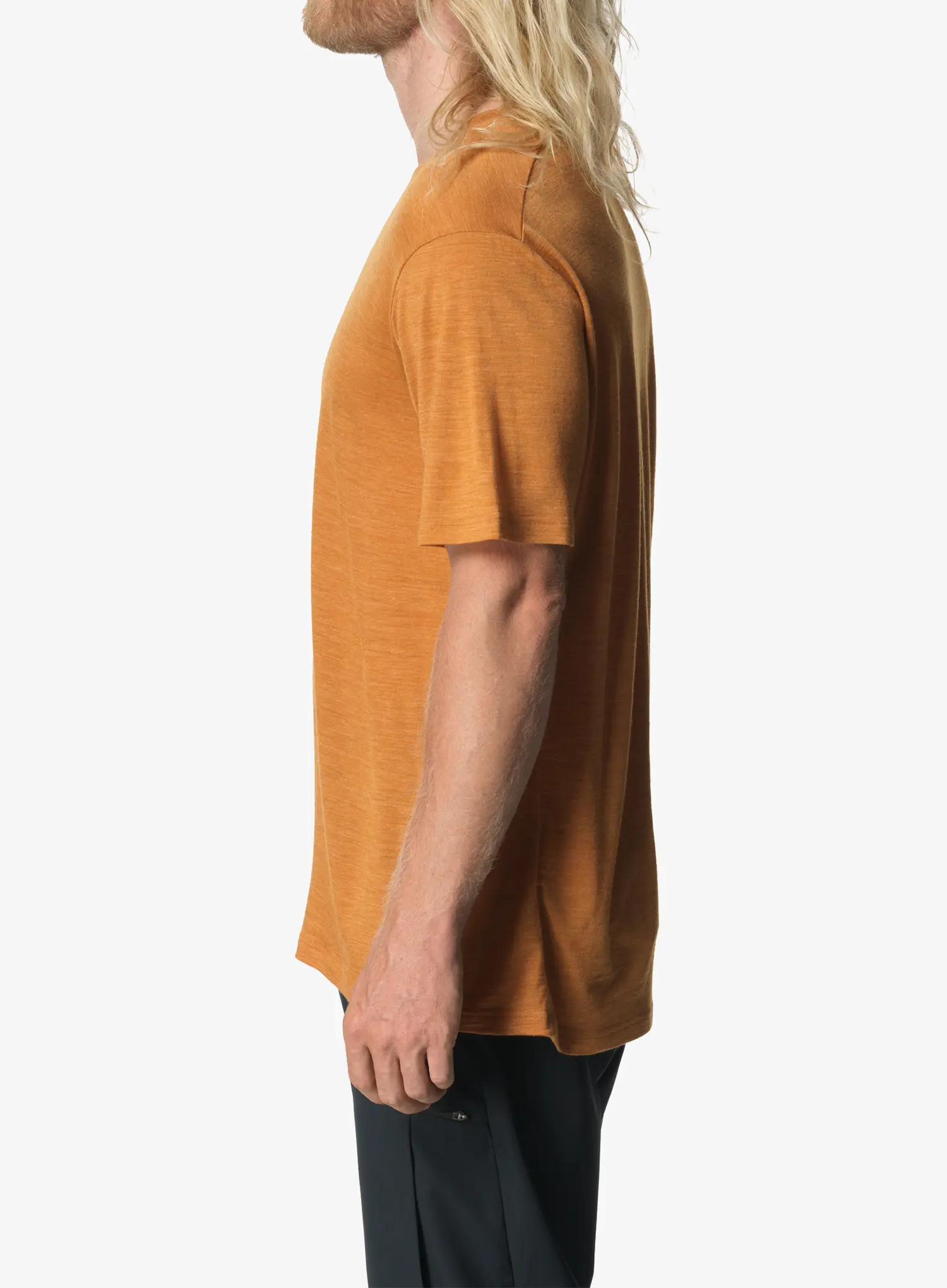 Merino majica Houdini Activist Tee - golden brown